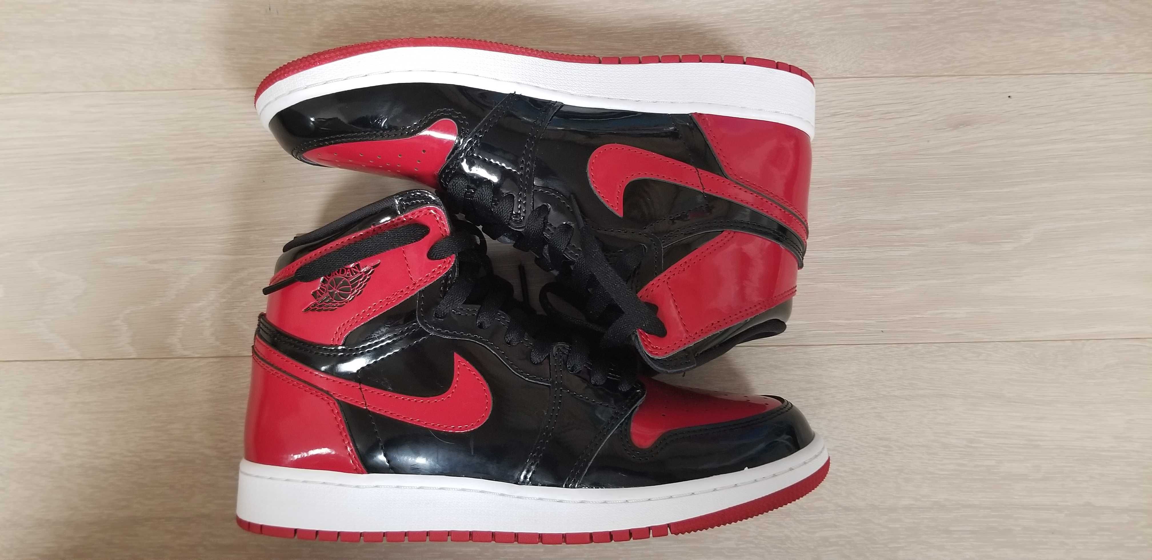 Nike GS Air Jordan 1 High OG "Patent Bred"