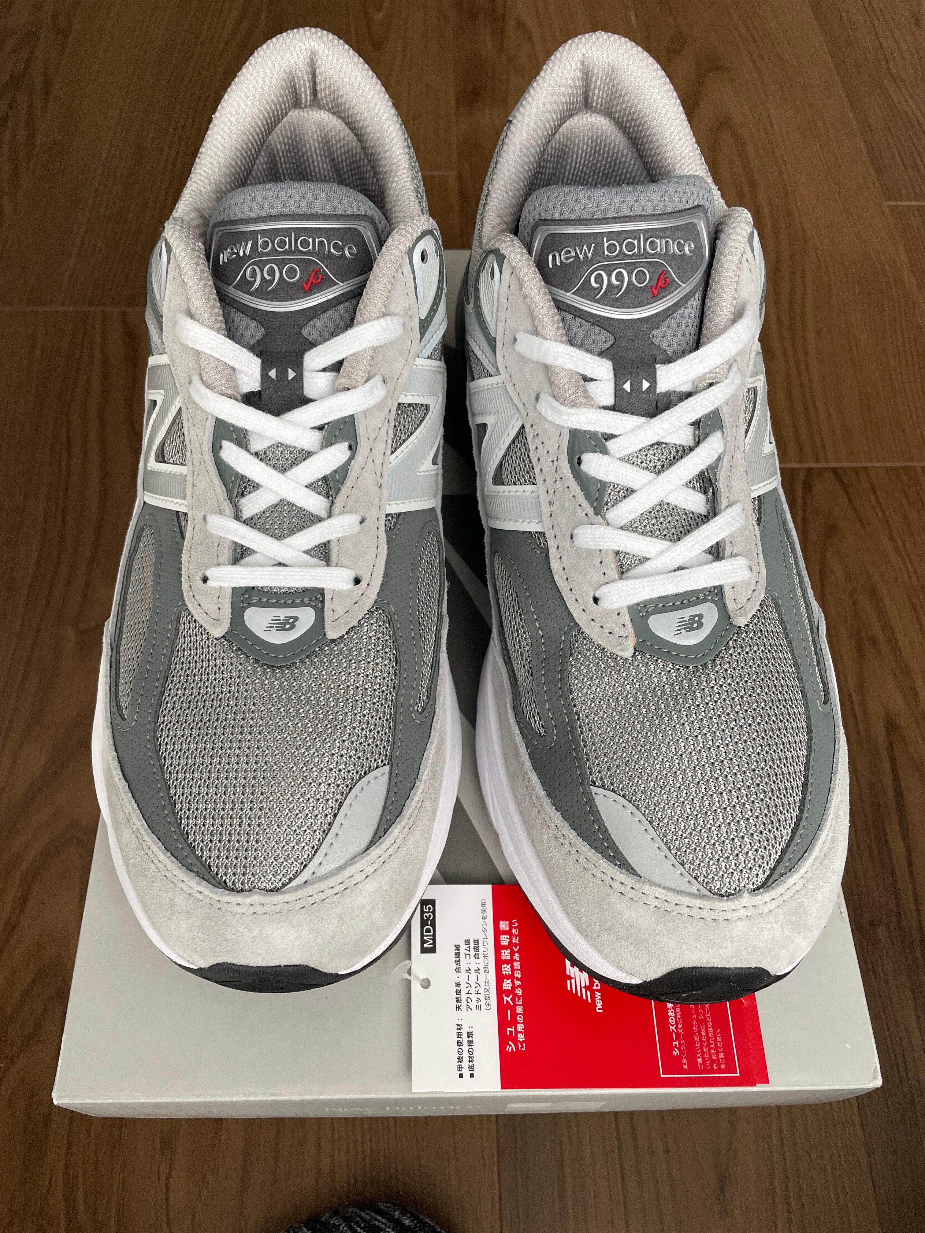 New Balance 990V6 "Gray" (Heel Logo USA) (M990GL6)