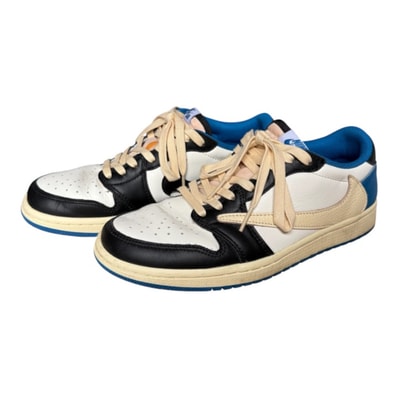 Travis Scott × fragment design × Nike Air Jordan 1 Low OG SP "Military Blue"
