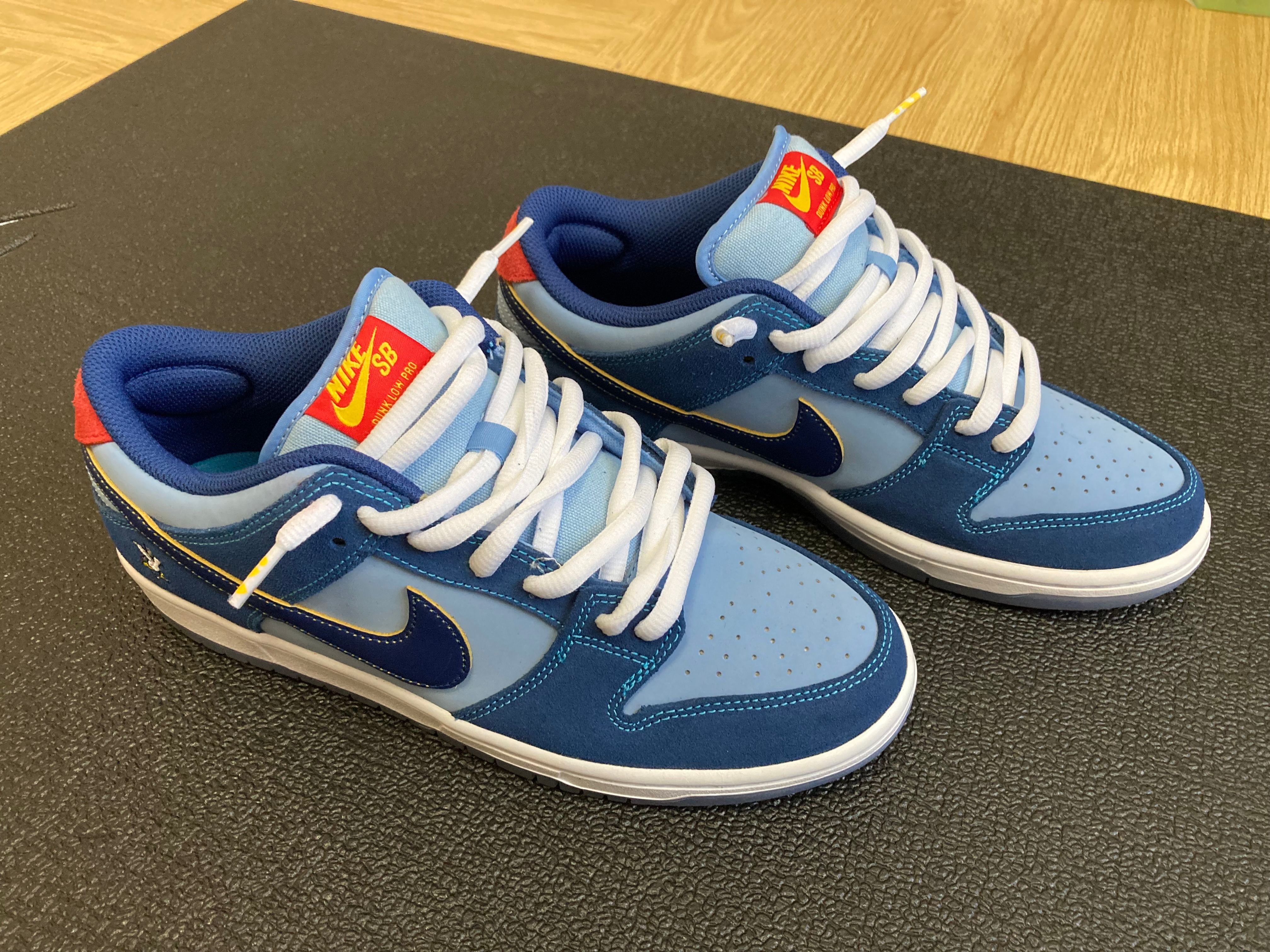 Why So Sad? × Nike SB Dunk Low "Coastal Blue/Speed Yellow-University Red"