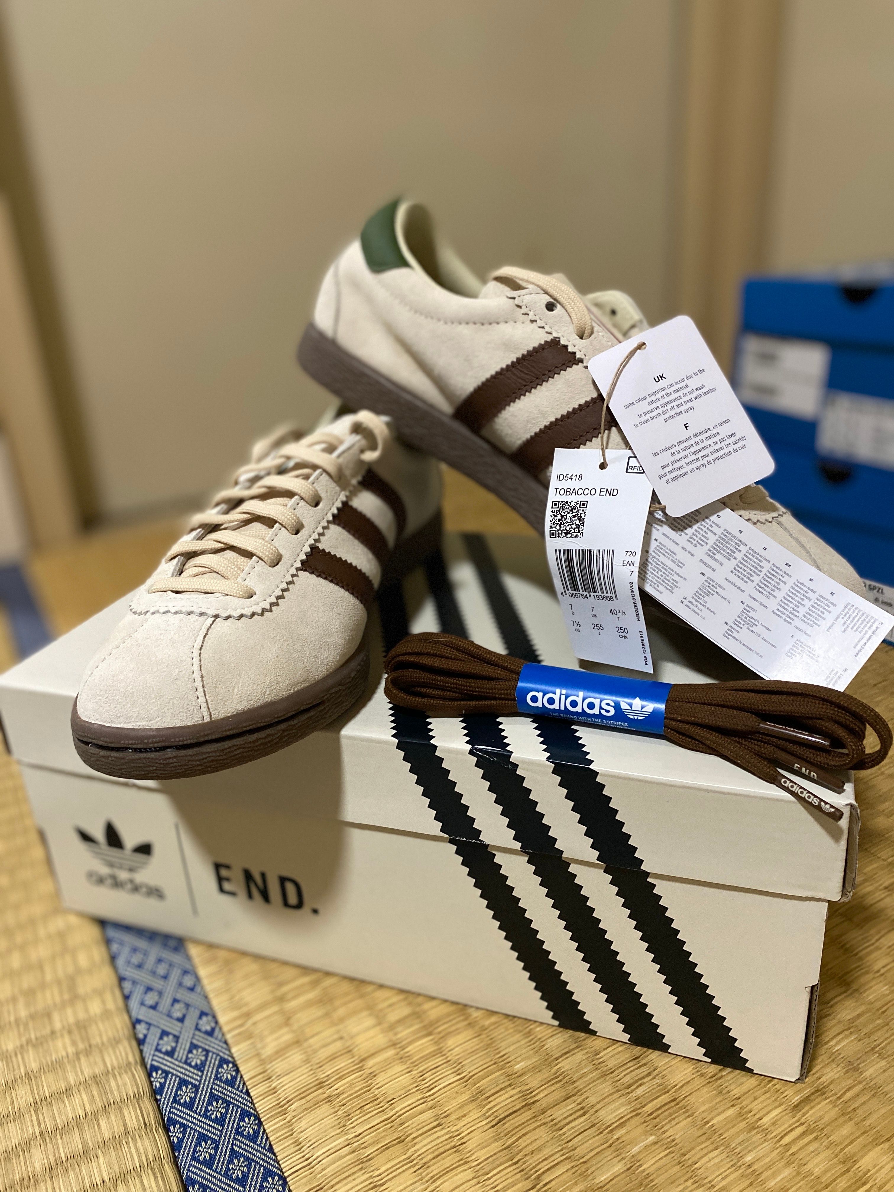 END. × adidas Tobacco Flyfishing "Ecru Tint"