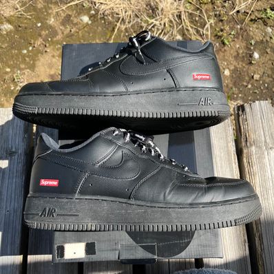 Supreme × Nike Air Force 1 Low "Black"