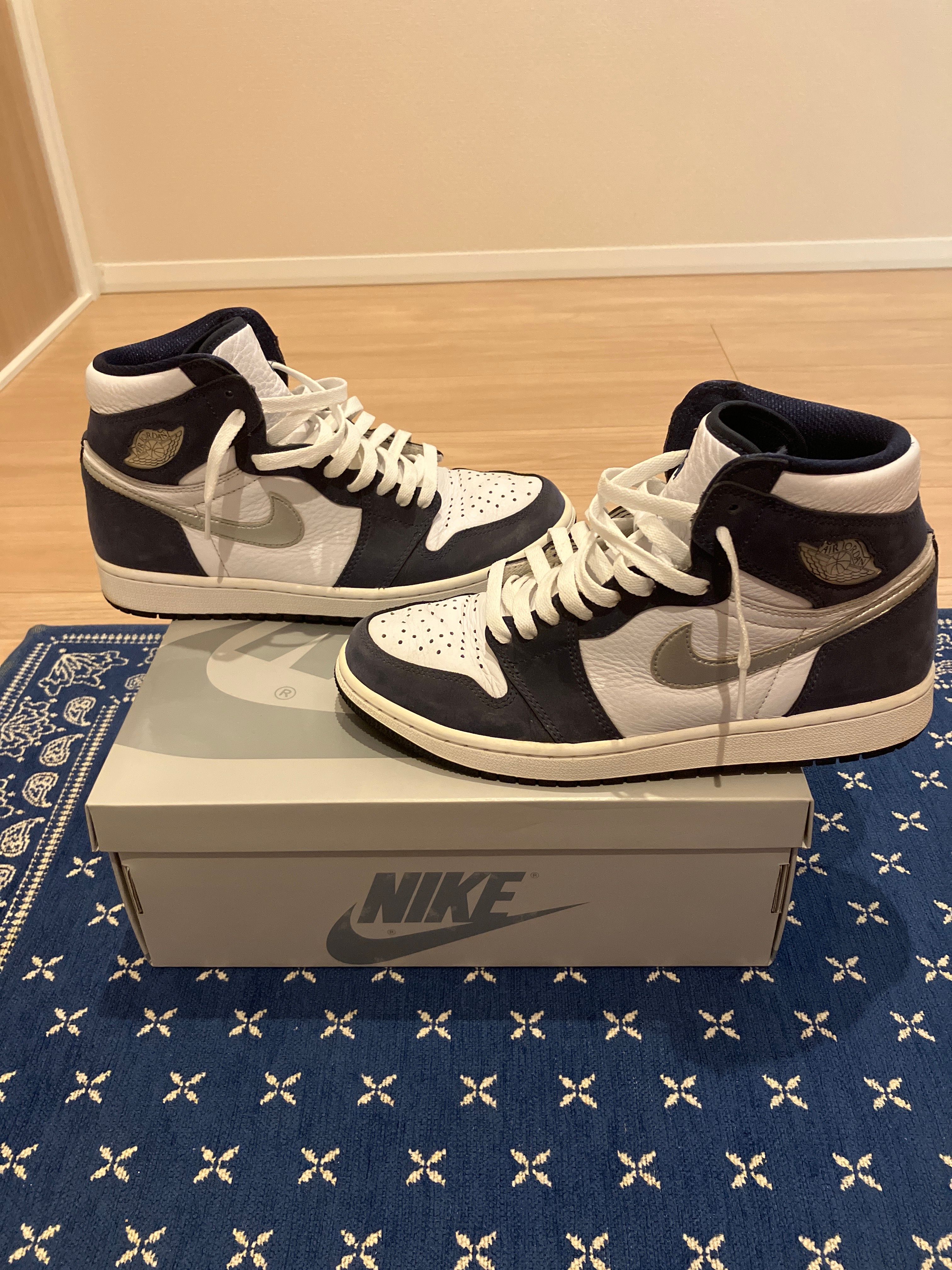 Nike Air Jordan 1 High OG CO.JP "White/Midnight Navy" (2020)(ブリーフケースなし)