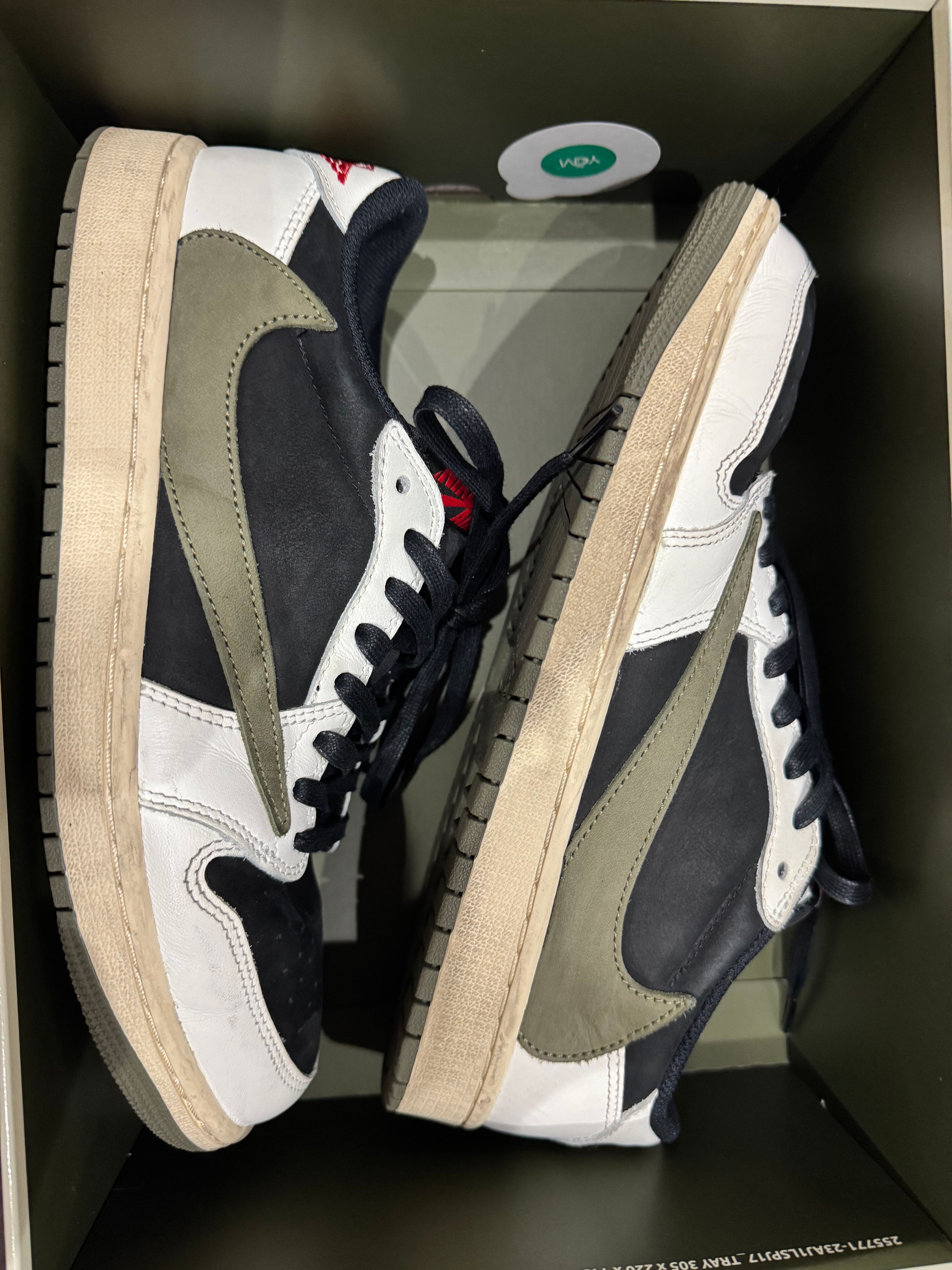 Travis Scott × Nike Women's Air Jordan 1 Low OG "Medium Olive"