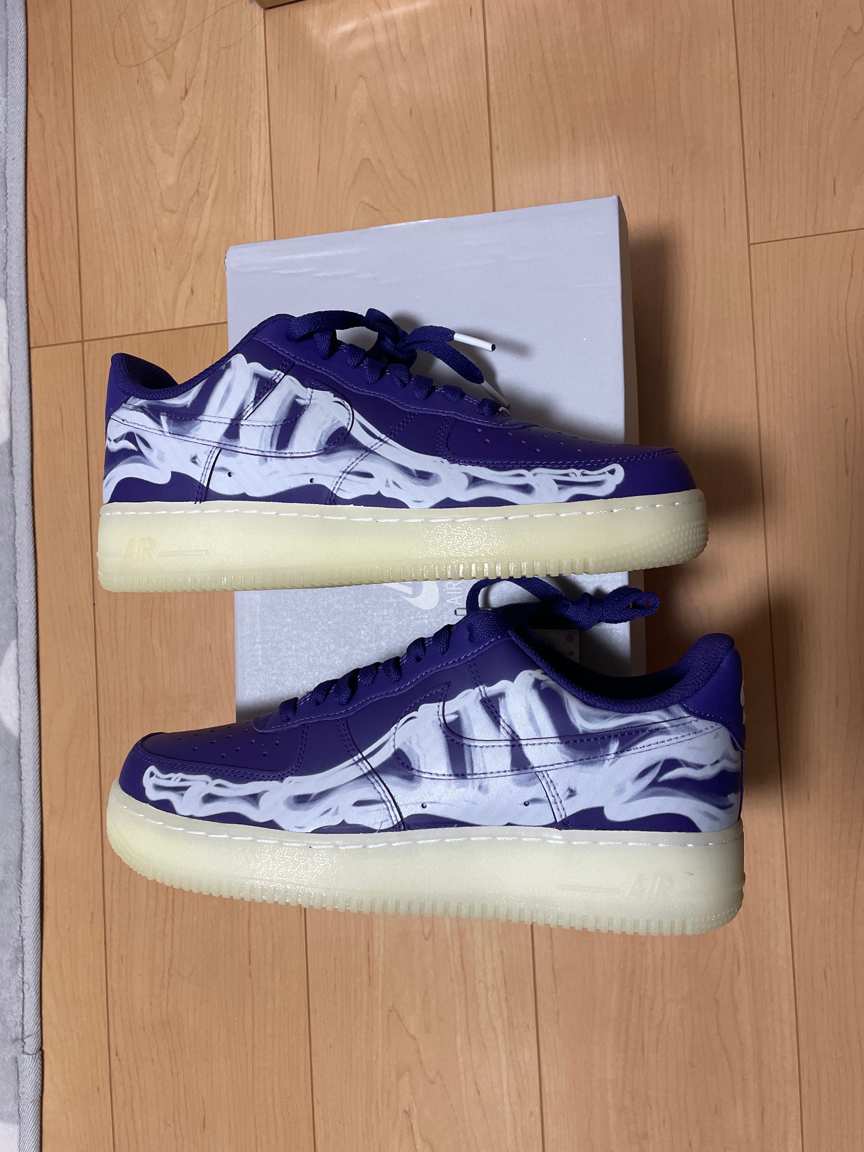 Nike Air Force 1 "Purple Skeleton"