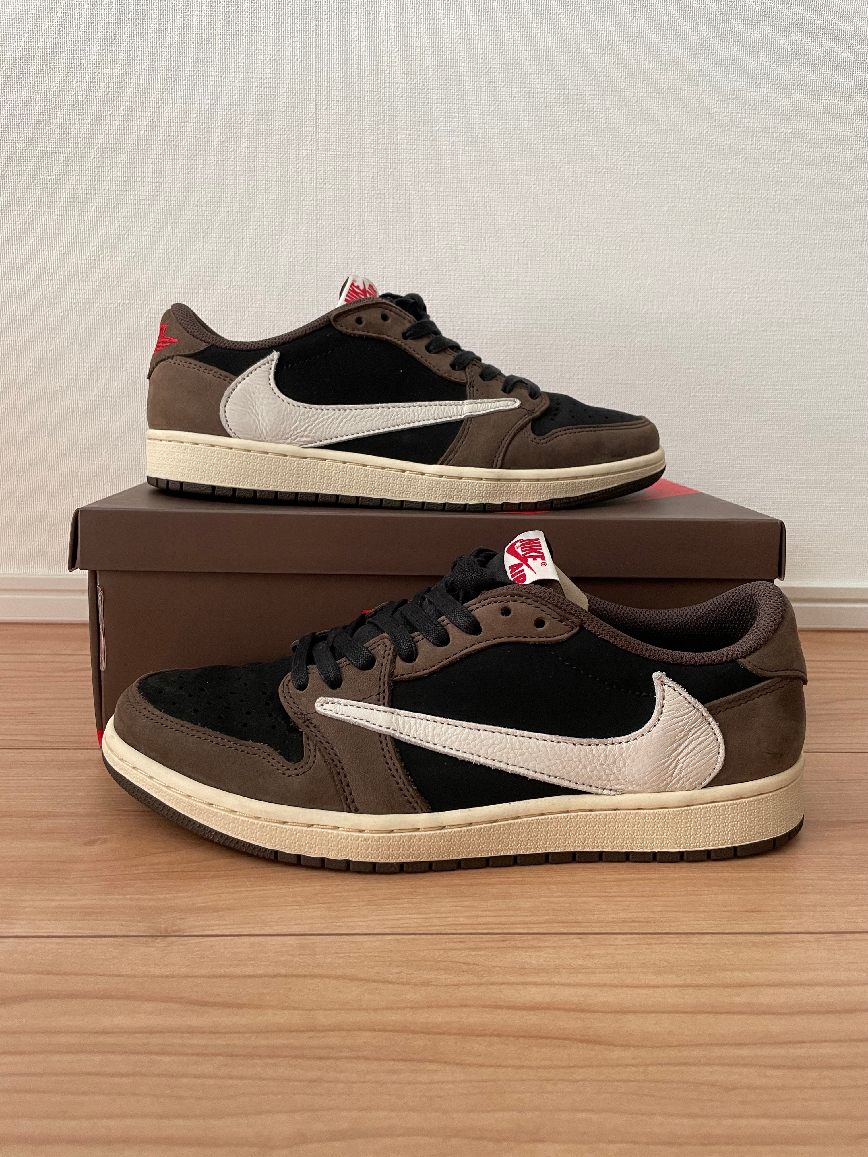 Travis Scott × Nike Air Jordan 1 Low OG SP-T "Black/Dark Mocha"