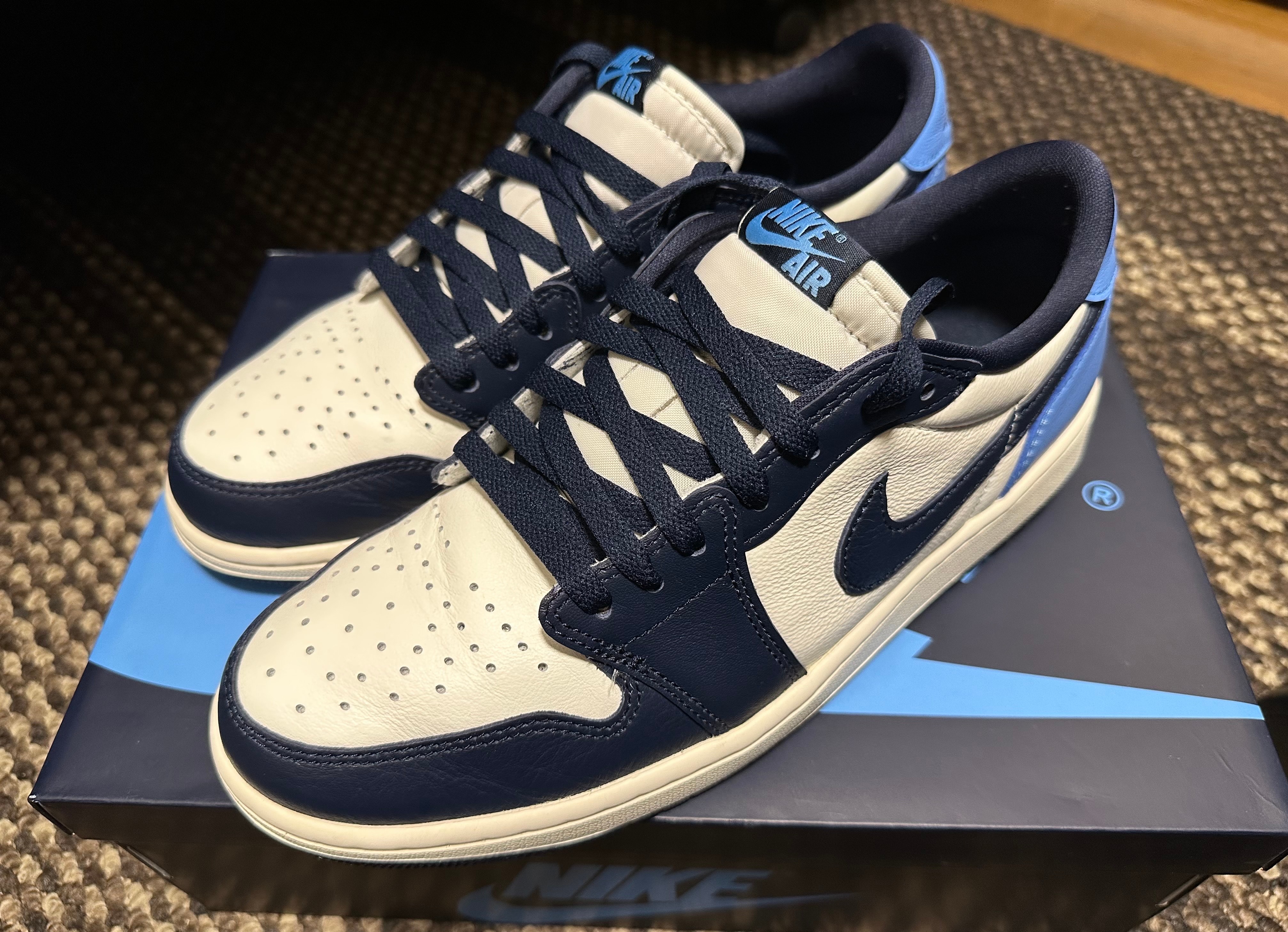 ナイキ エアジョーダン1 レトロ ロー OG "オブシディアン"