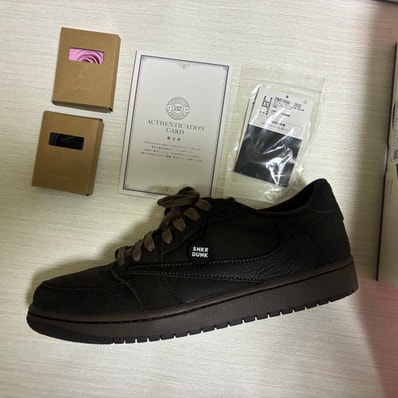 Travis Scott × Nike Air Jordan 1 Low OG SP "Velvet Brown and Dark Mocha"