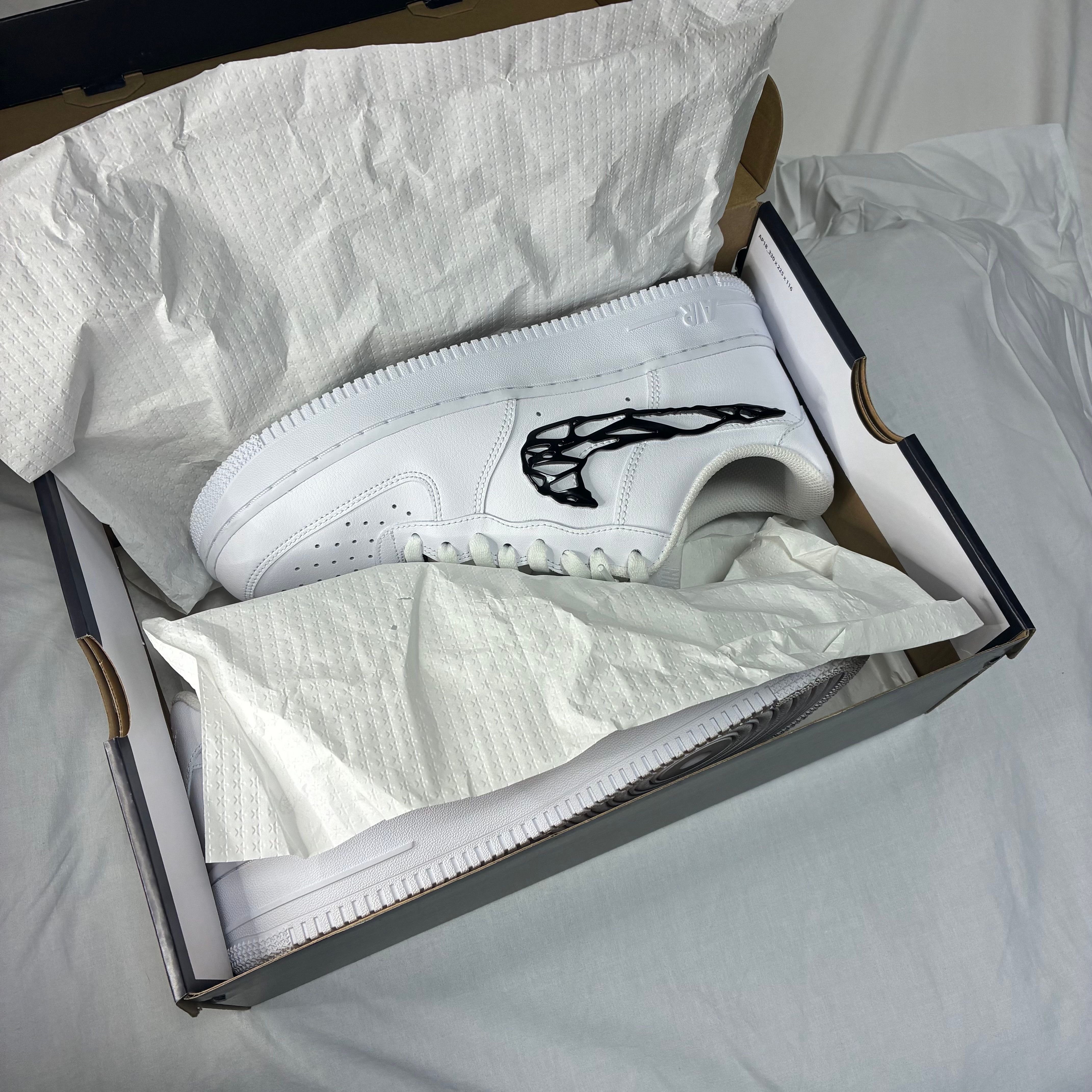 Nike Women's Air Force 1 Low '07 LX "Metal Swoosh/White/Black"