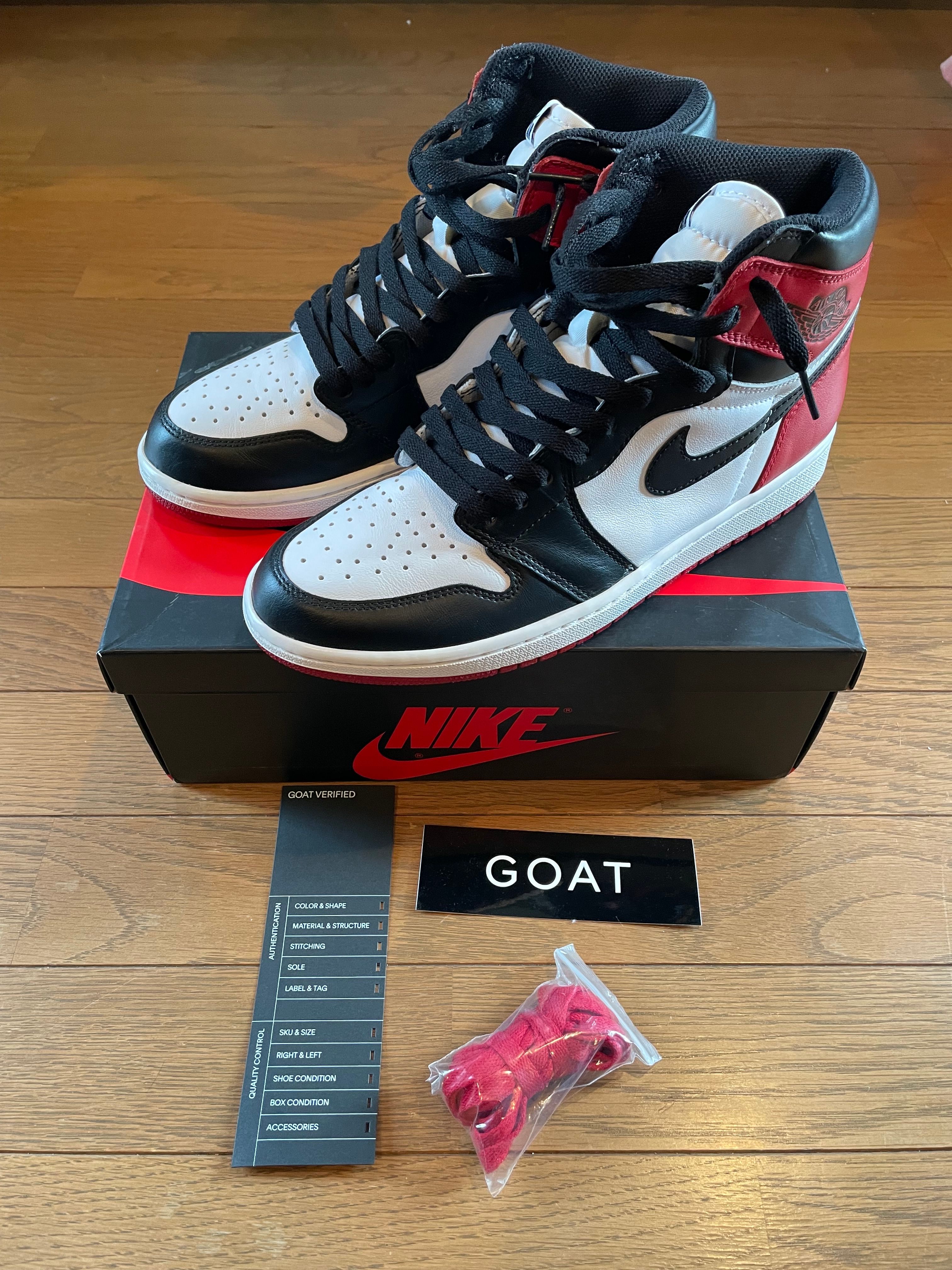 Nike Air Jordan 1 Retro High OG "Black Toe"(2016)