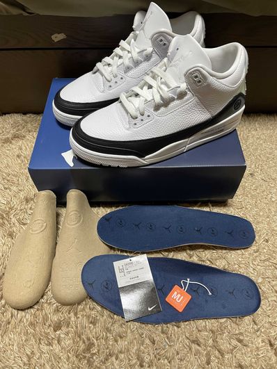 Fragment × Nike Air Jordan 3 "White/Black"