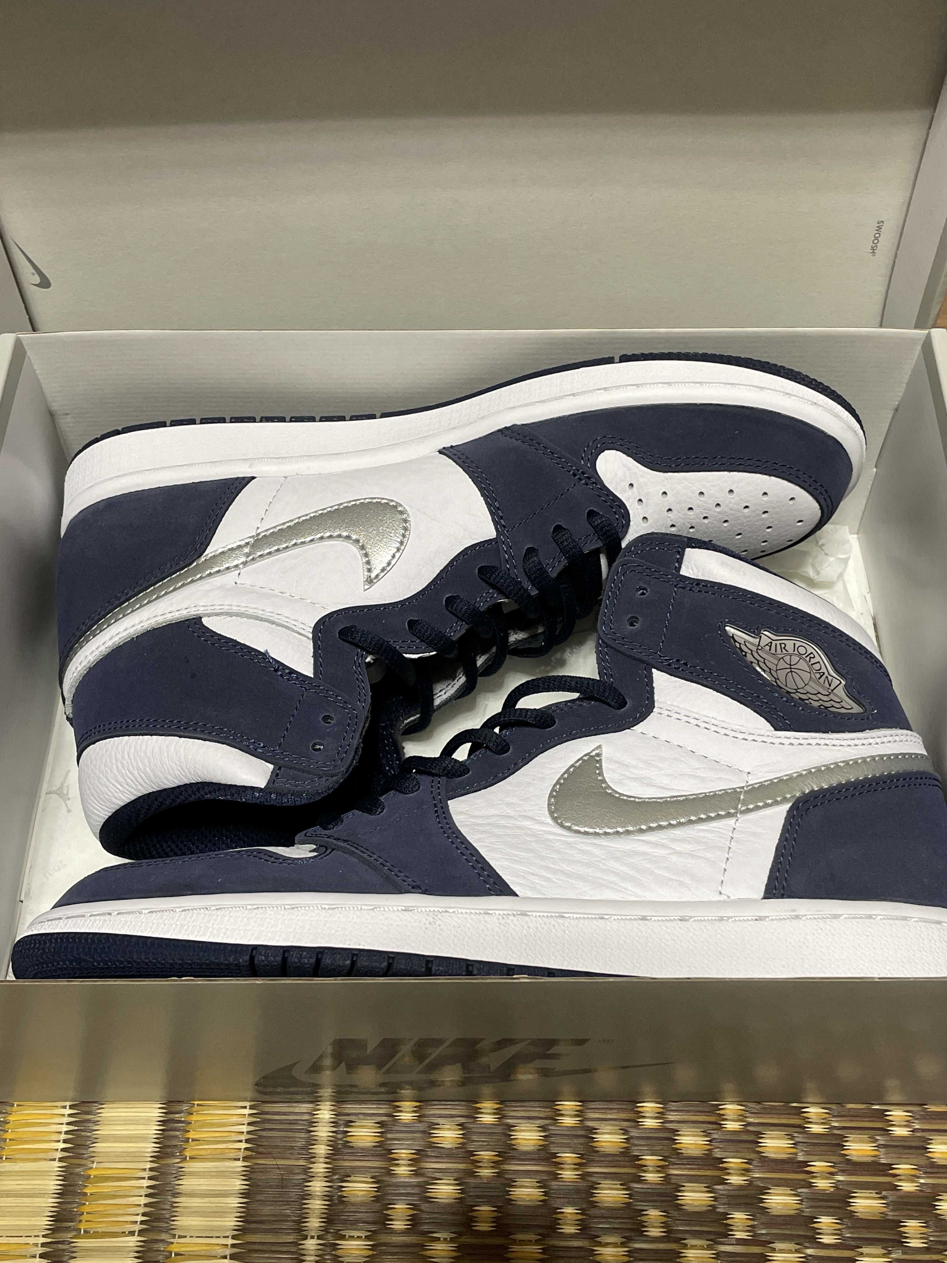 Nike Air Jordan 1 High OG CO.JP "White/Midnight Navy" (2020)(ブリーフケースなし)