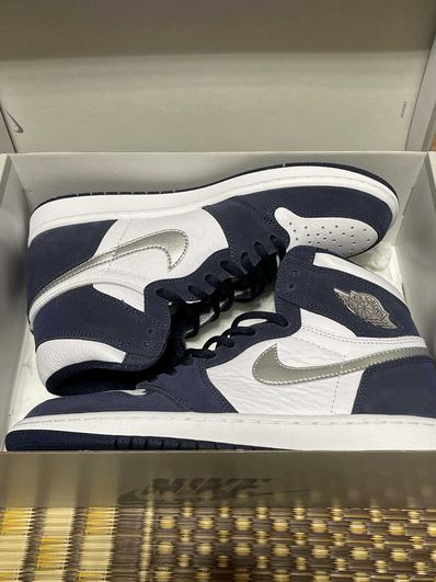 Nike Air Jordan 1 High OG CO.JP "White/Midnight Navy" (2020)(ブリーフケースなし)