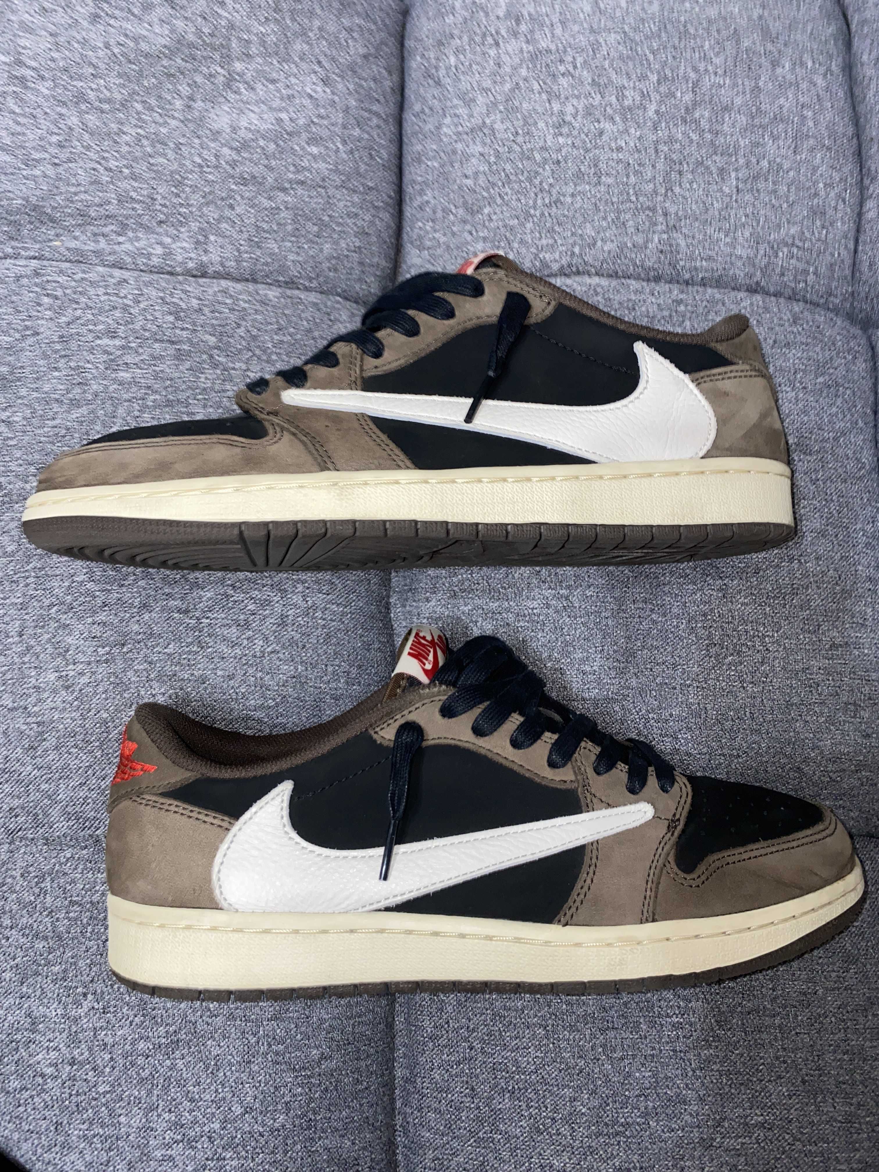 Travis Scott × Nike Air Jordan 1 Low OG SP-T  "Black/Dark Mocha"