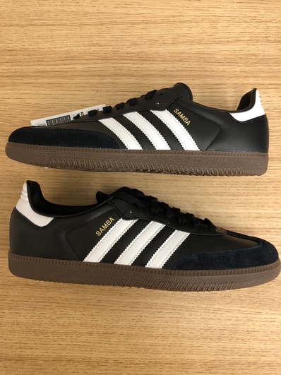adidas Samba OG "Core Black/Cloud White/Gum"