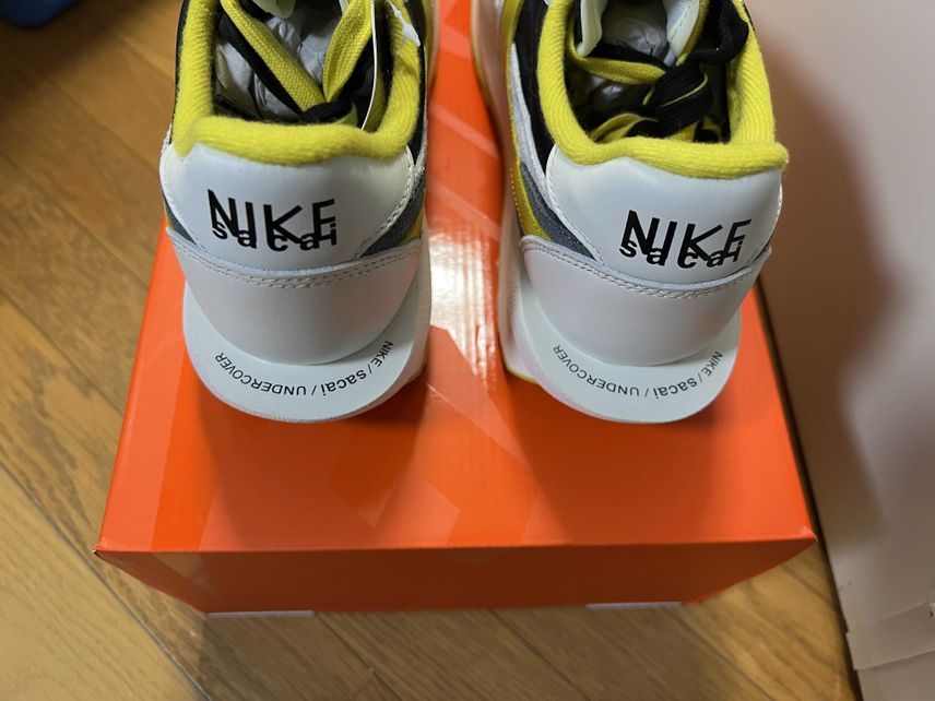 UNDERCOVER × sacai × Nike LD Waffle "Black/Sail-Dark Grey-Bright Citron"