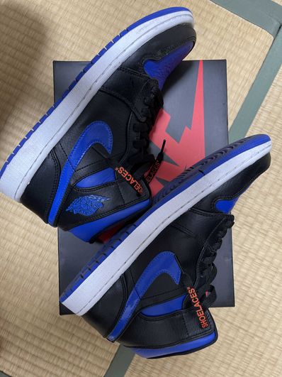 NIKE AIR JORDAN 1 MID "BLACK/BLUE"