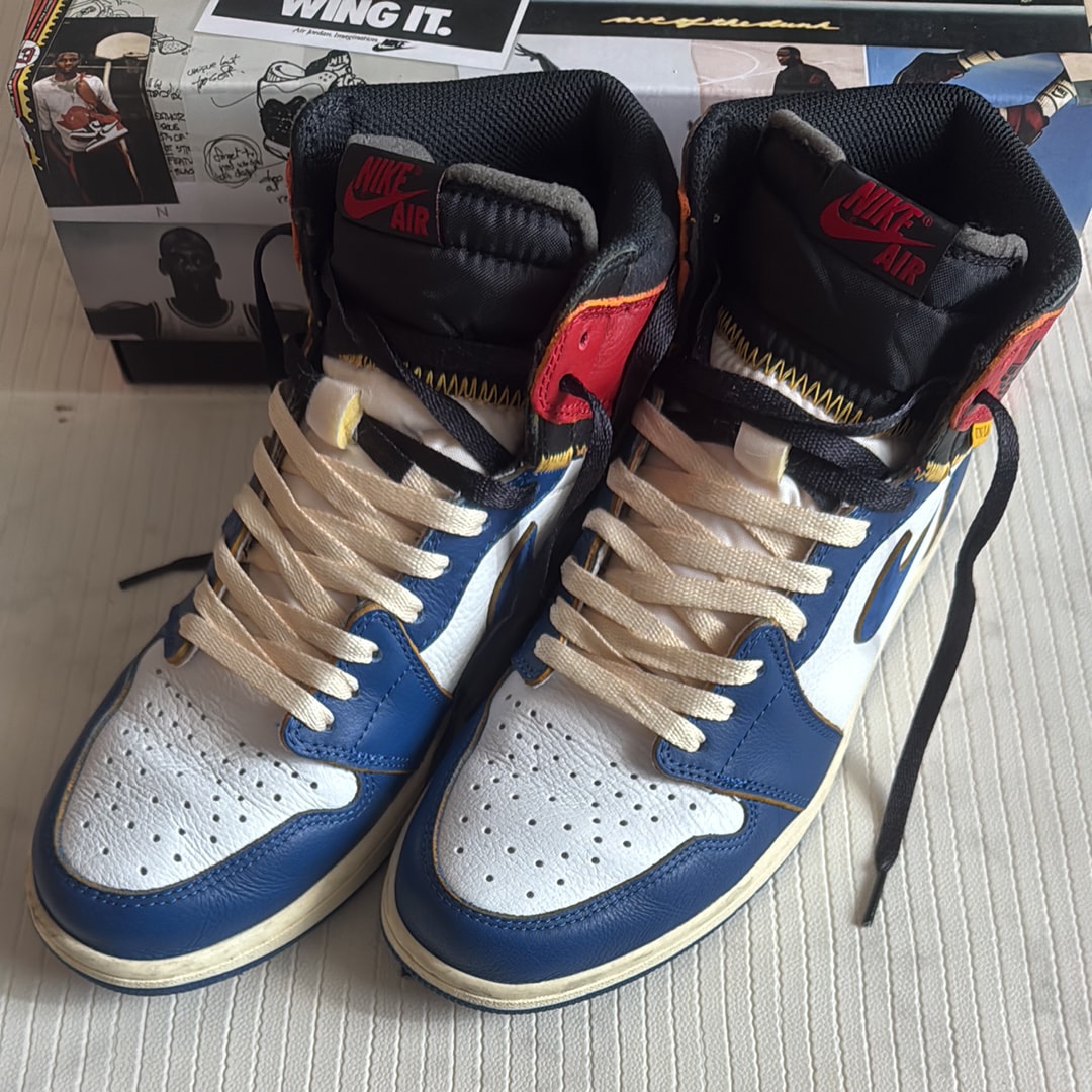 UNION × Nike Air Jordan 1 Retro High OG NRG "Storm Blue/Varsity Red"