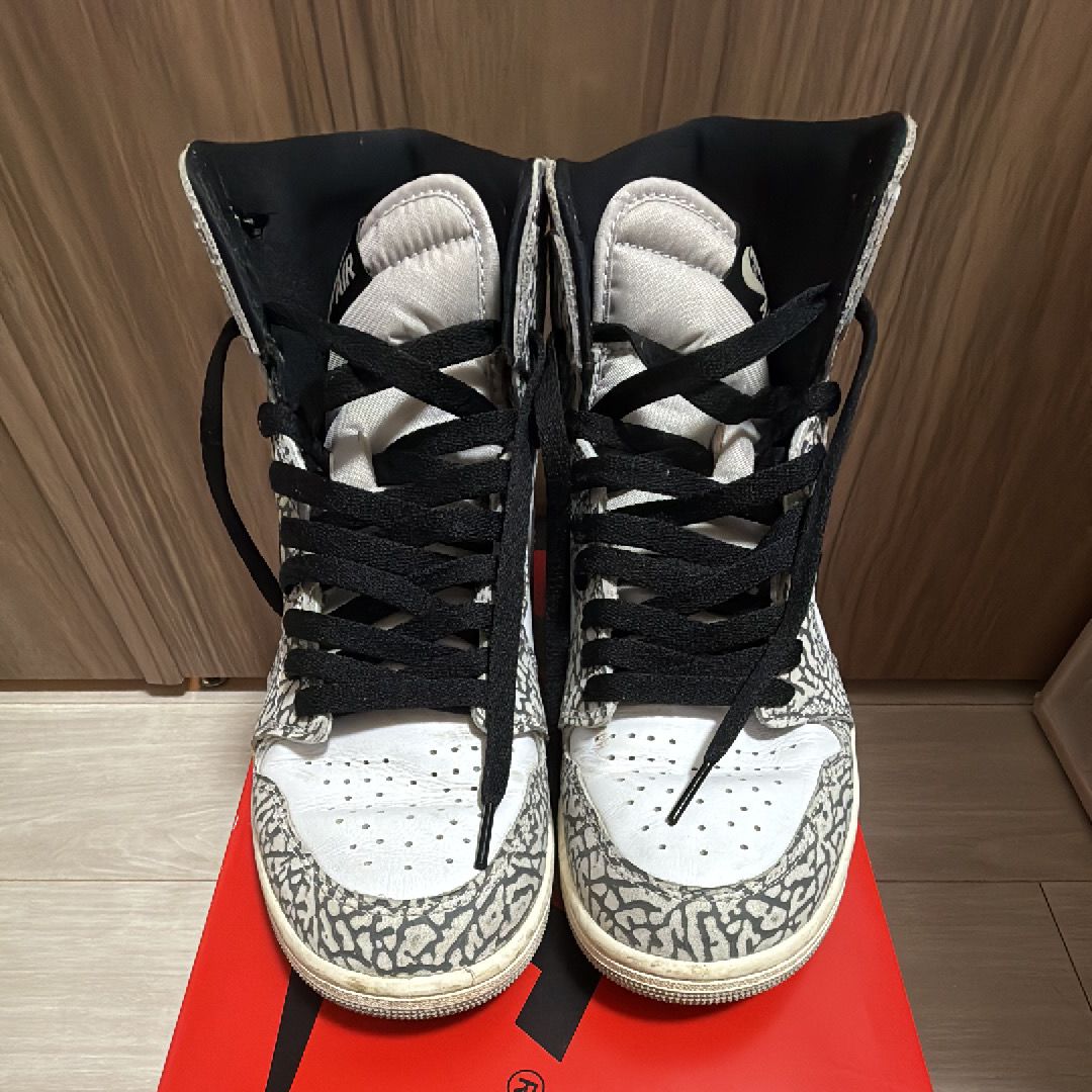 ナイキ エアジョーダン1 White Cement Safari 28cm Nike Air Jordan 1 High OG 
