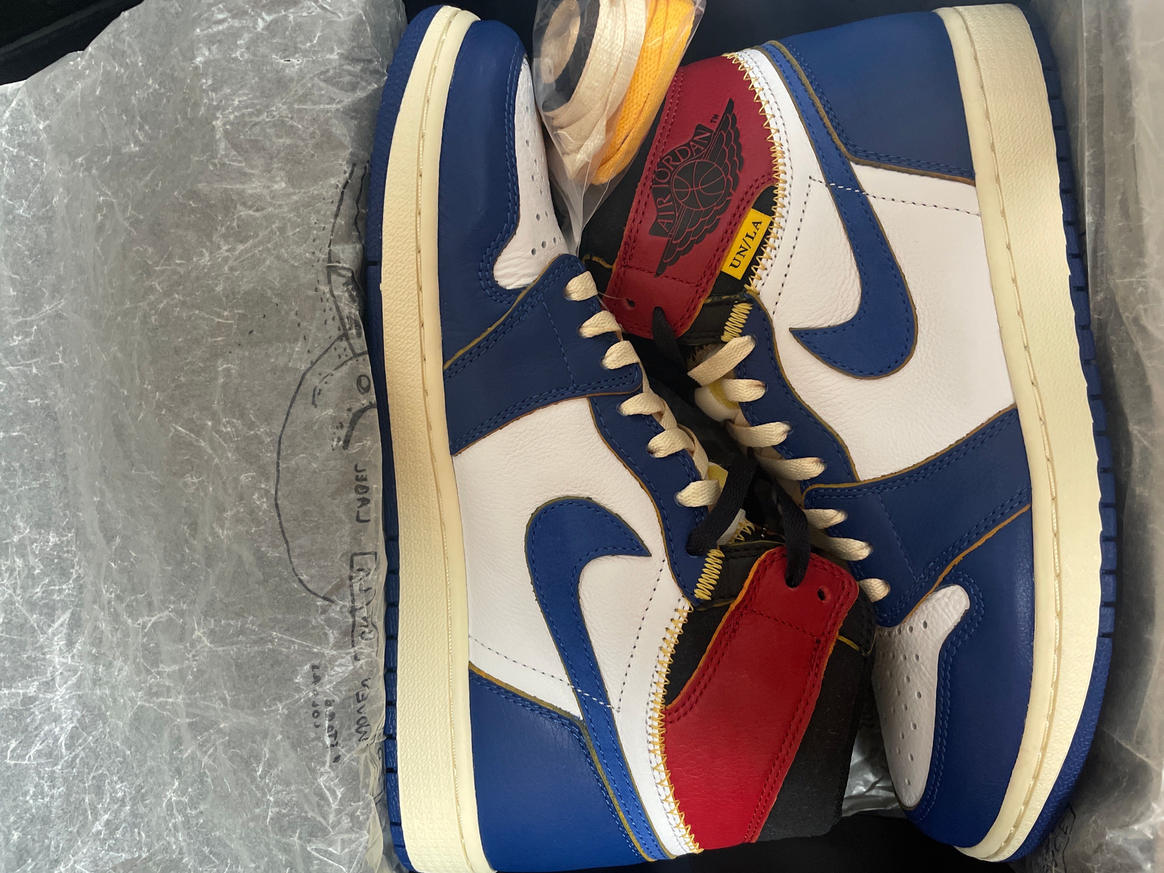 Union × Nike Air Jordan 1 Retro High OG NRG "Storm Blue/Varsity Red"