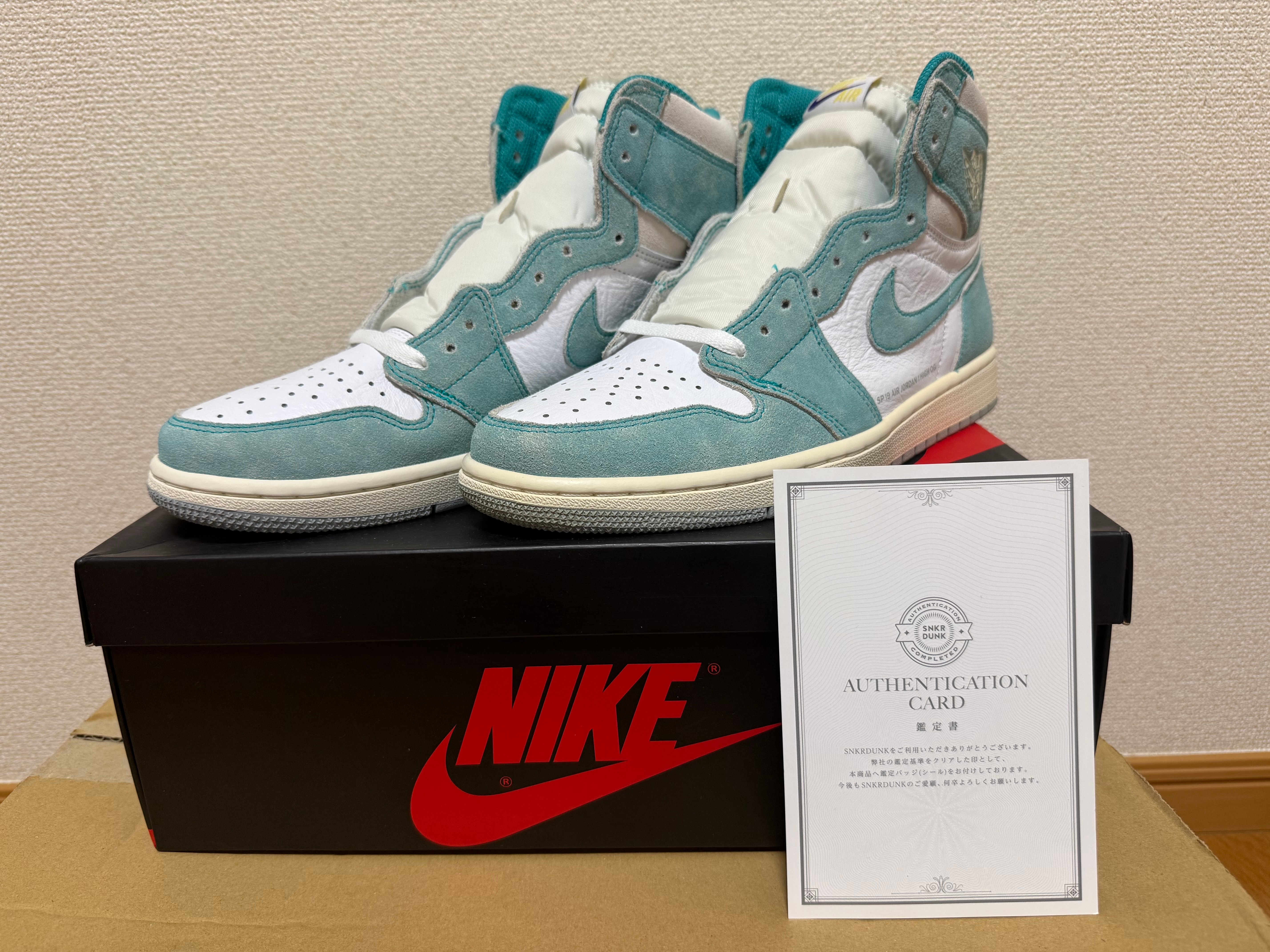 NIKE AIR JORDAN 1 TURBO GREEN　25cm 中古完品 2025年最新】Yahoo!オークション -air jordan 1 turbo greenの