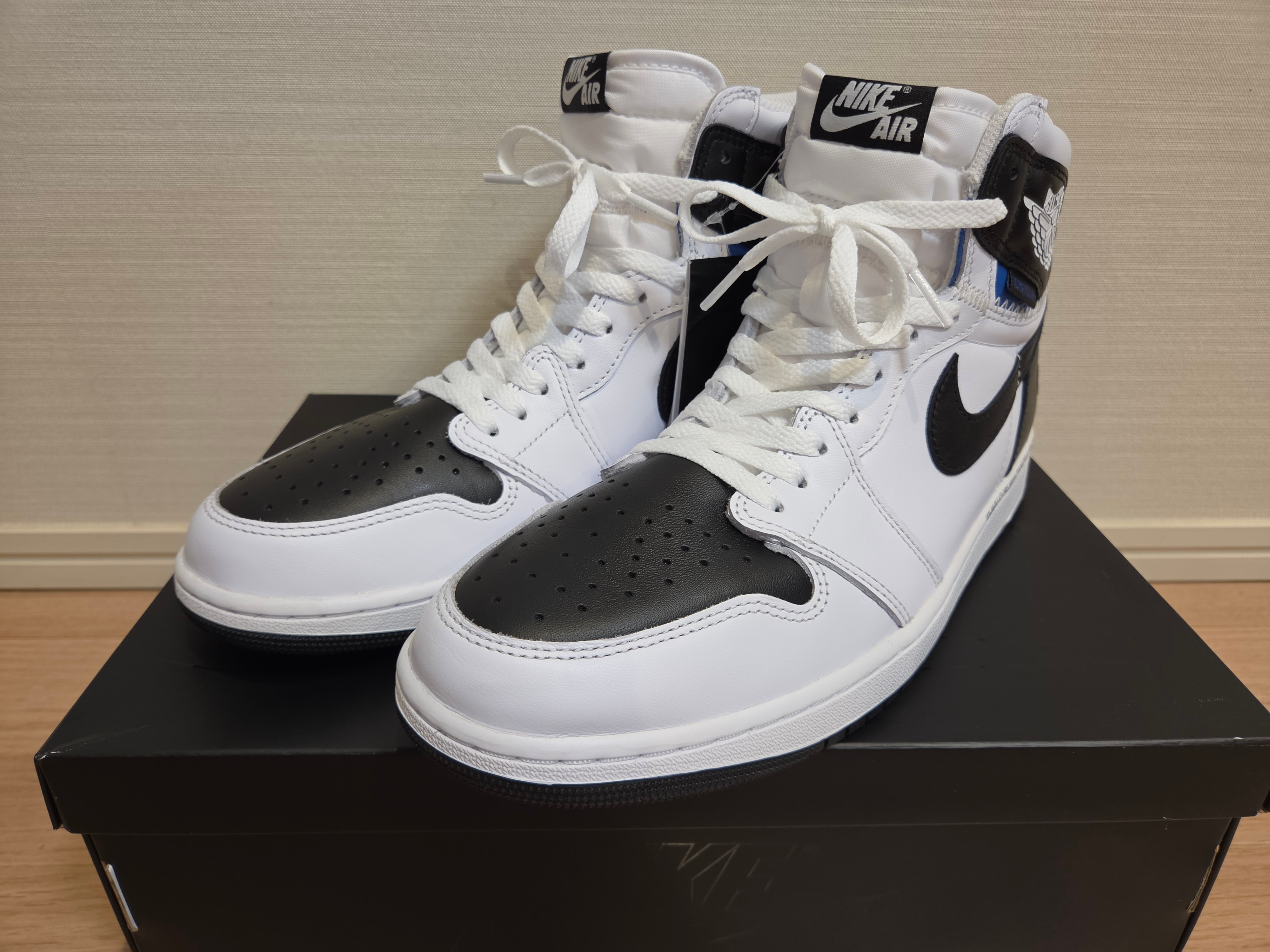 fragment design × UNION × Nike Air Jordan 1 Retro High OG "Black/White"
