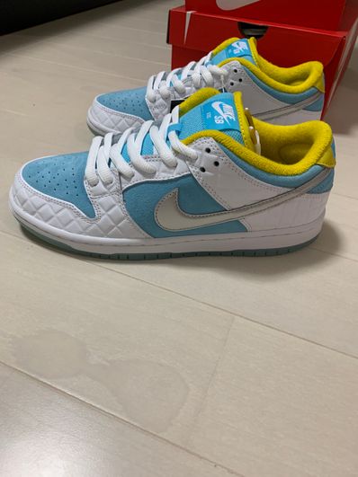 FTC × Nike SB Dunk Low "White/Blue"