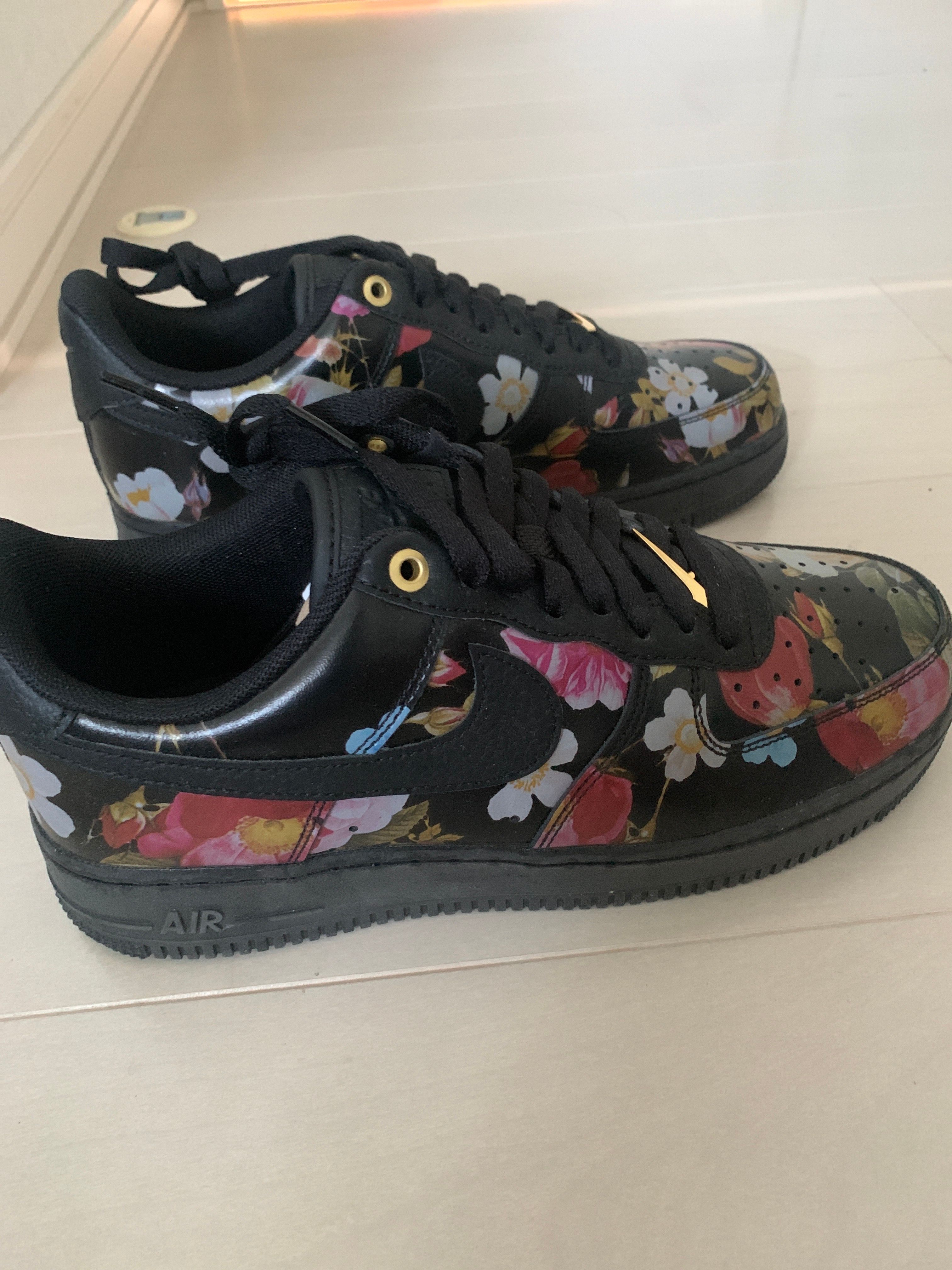 Nike Women's Air Force 1 Low "Black Floral"