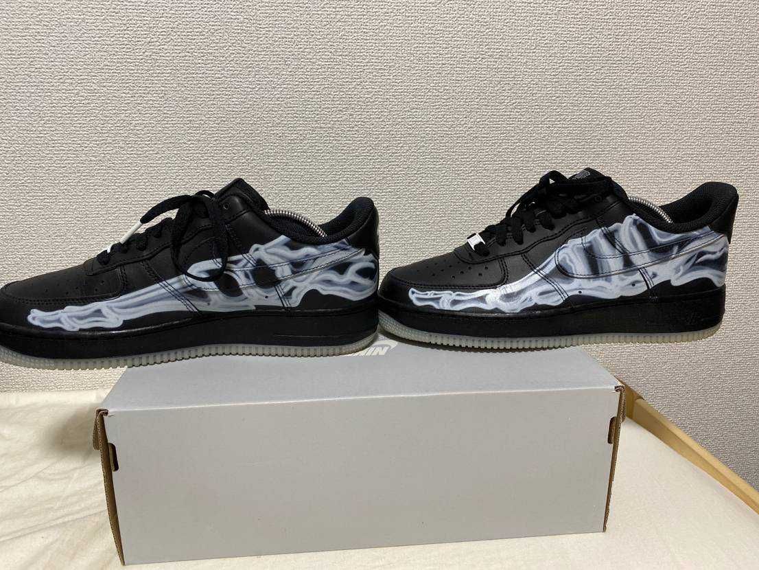 Nike Air Force 1 Low "Black Skeleton"