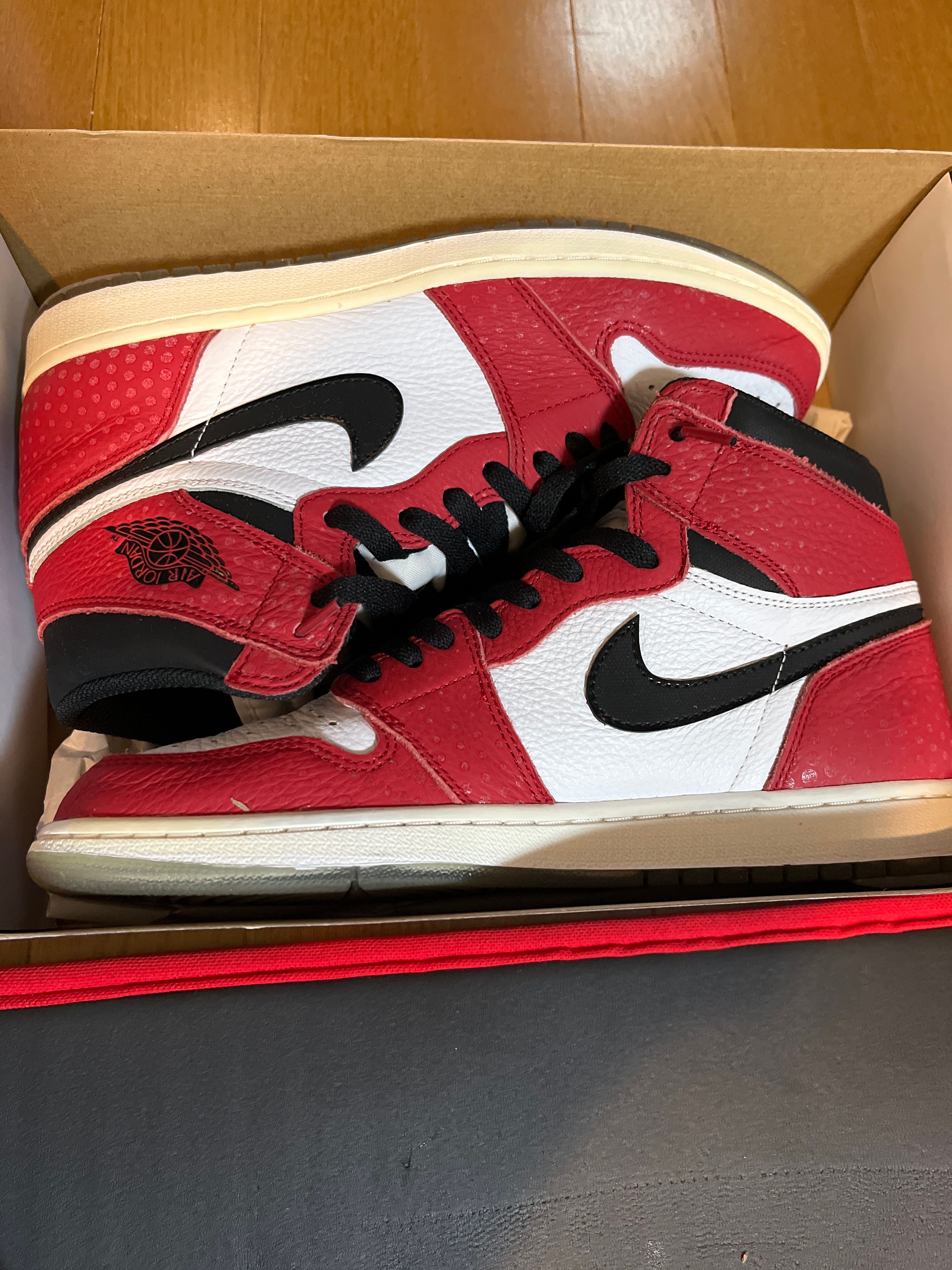 Spiderman × Nike Air Jordan 1 Origin Story "Gym Red/White/Photo Blue/Black"