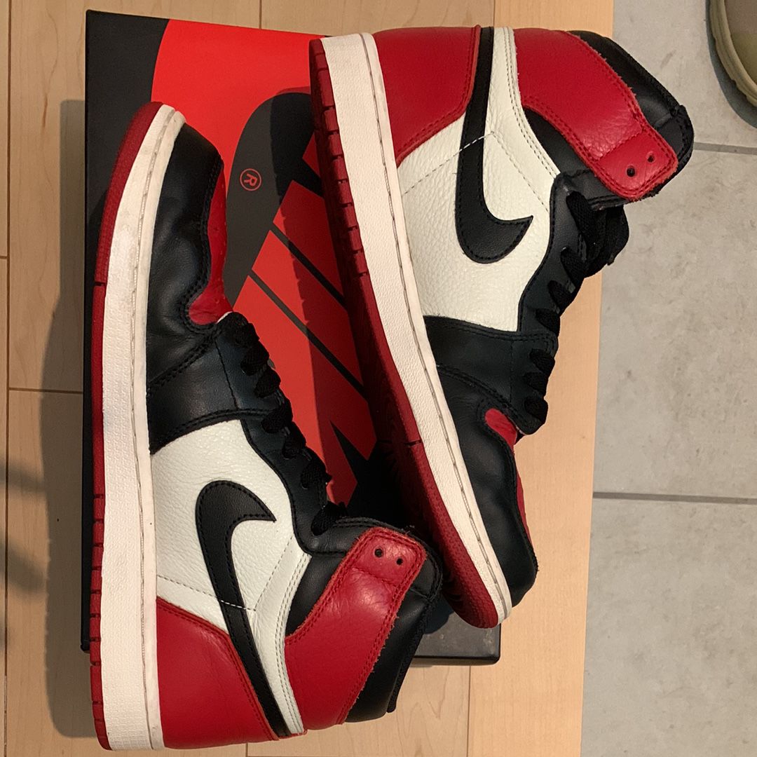 Nike Air Jordan 1 Retro High OG "Bred Toe"
