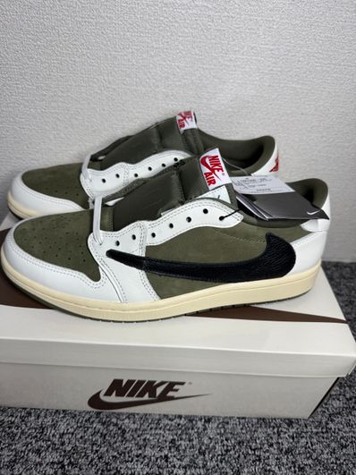 Travis Scott × Nike Air Jordan 1 Low OG SP "Reverse Olive"