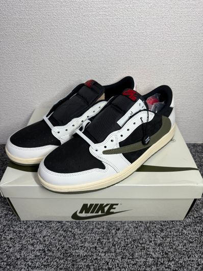 Travis Scott × Nike Women's Air Jordan 1 Low OG "Medium Olive"