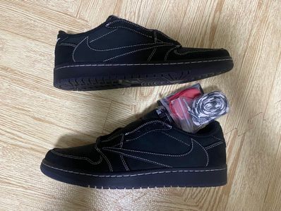 Travis Scott × Nike Air Jordan 1 Low OG SP "Black Phantom"