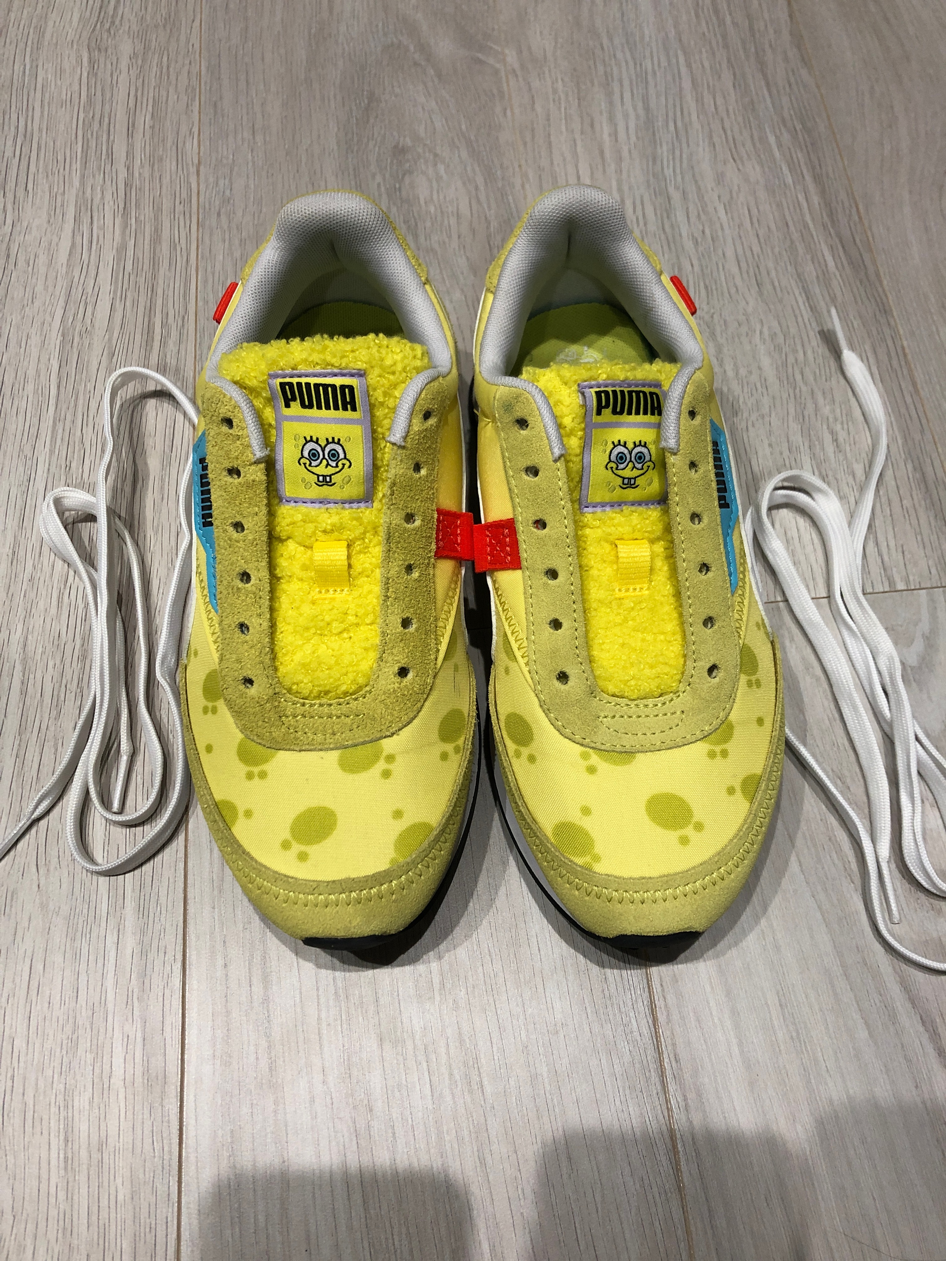 Spongebob Squarpants × Puma Future Rider "Yellow/White"