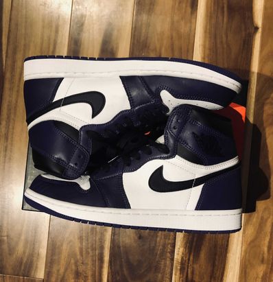 Nike Air Jordan 1 Retro High OG "Court Purple White/Black" (2020)