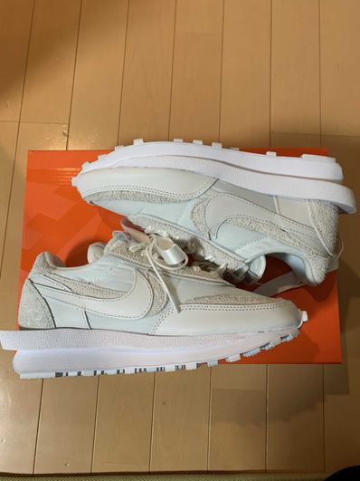sacai × Nike LDV Waffle "Triple White"
