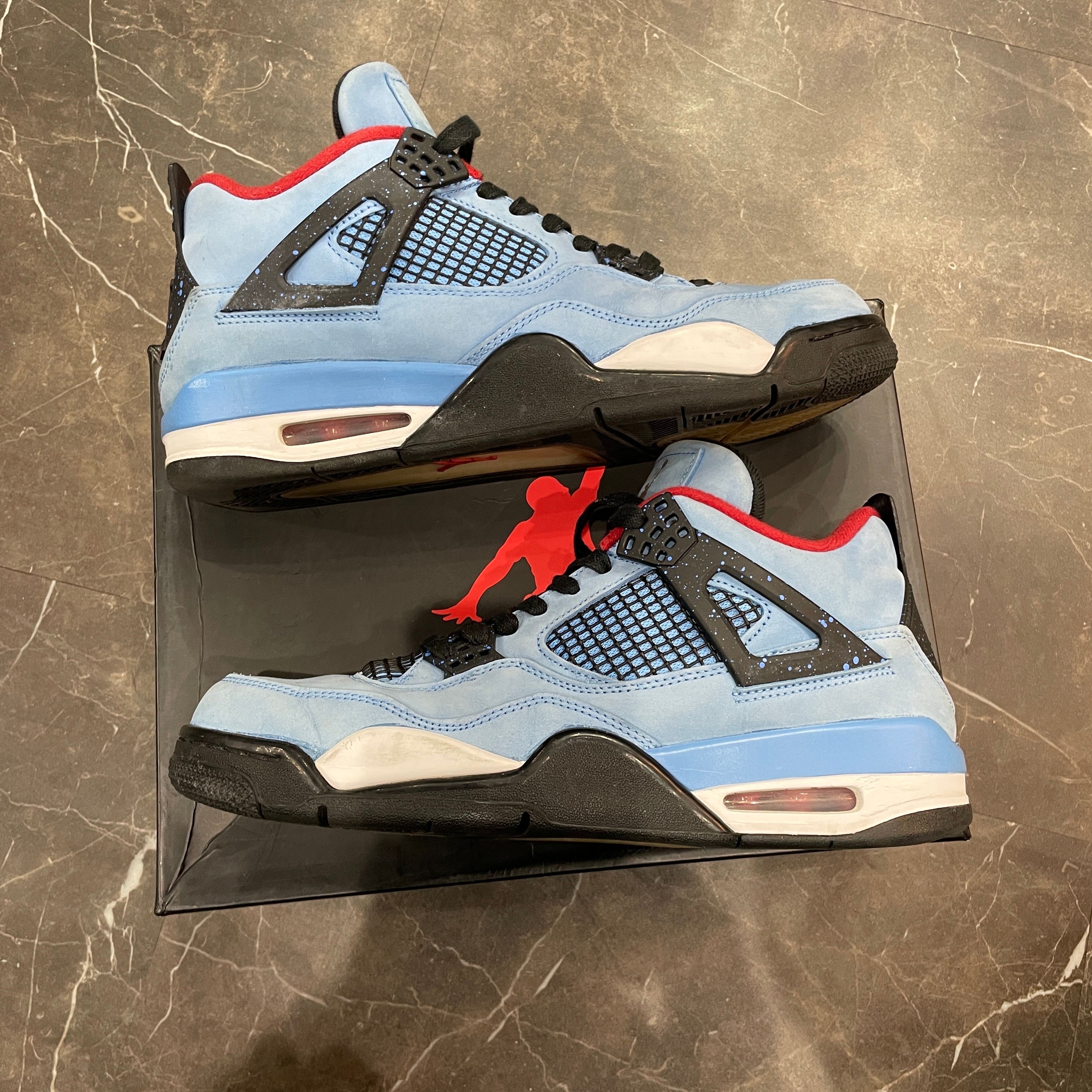 Travis Scott × Nike Air Jordan 4 Retro Cactus Jack "University Blue"