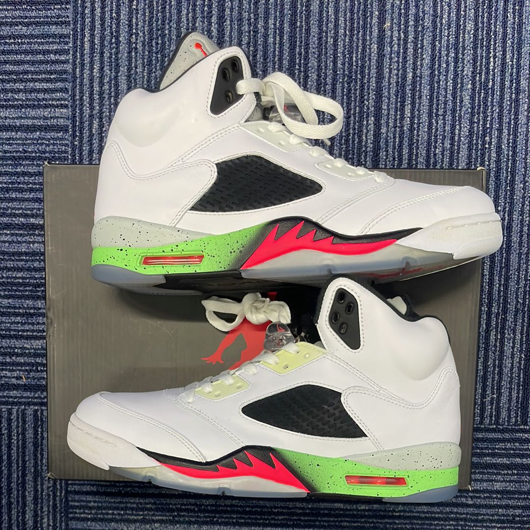 NIKE AIR JORDAN 5 RETRO POISON GREEN