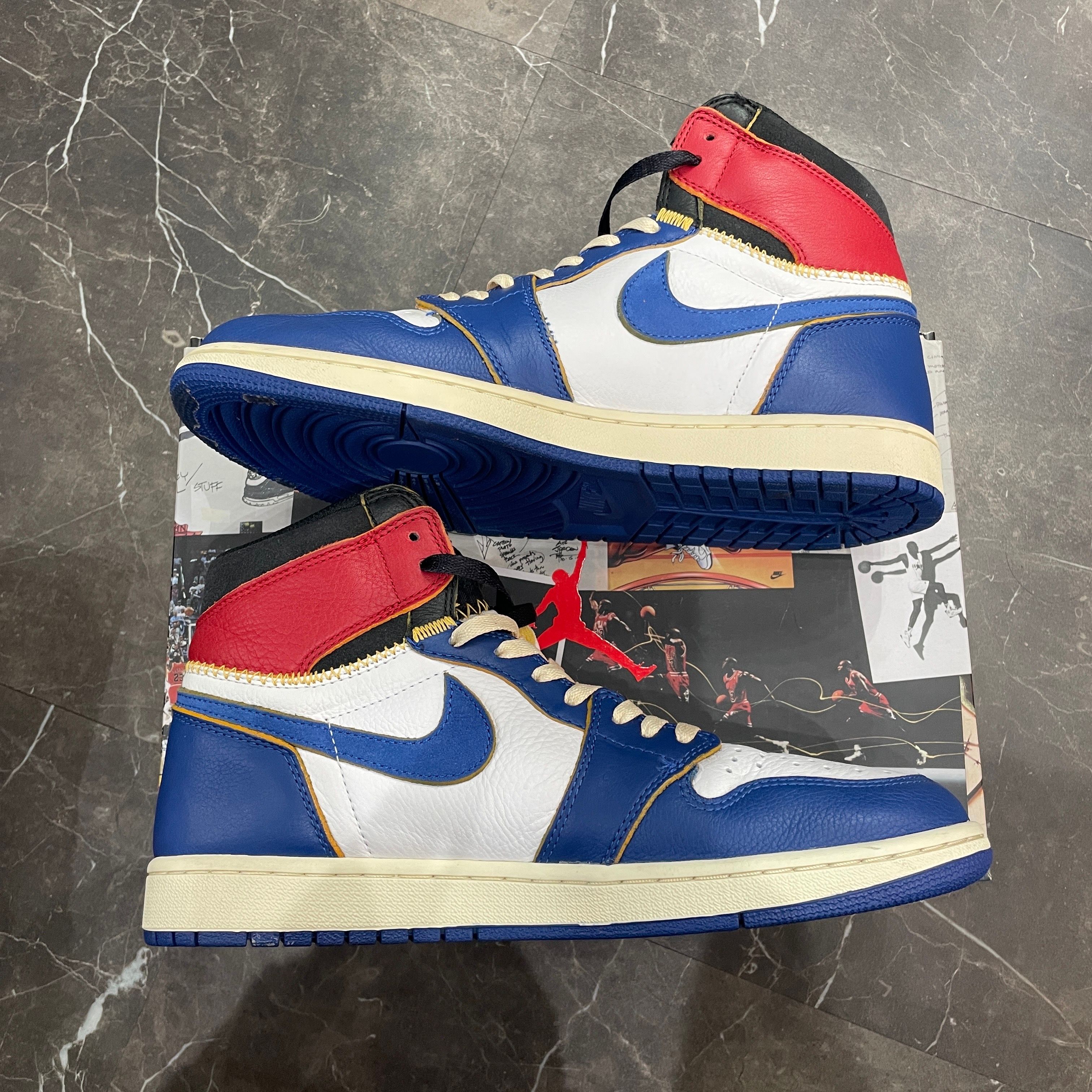 Union × Nike Air Jordan 1 Retro High OG NRG "Storm Blue/Varsity Red"
