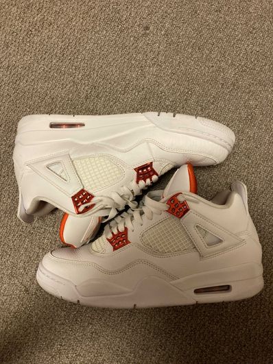 Nike Air Jordan 4 Retro "White/Team Orange"