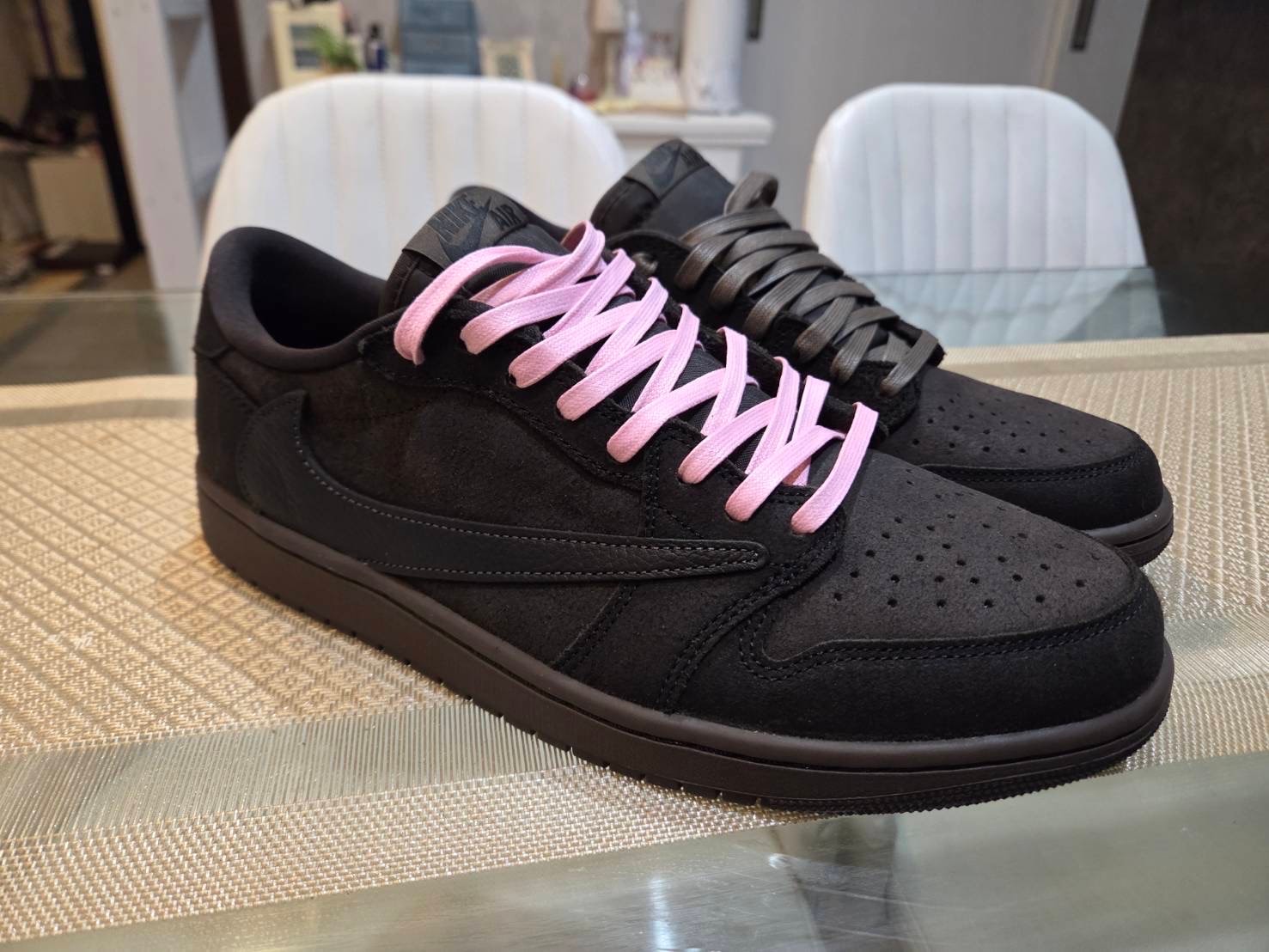 Travis Scott × Nike Air Jordan 1 Low OG SP "Velvet Brown and Dark Mocha"
