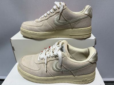 Stussy × Nike Air Force 1 Low "Fossil Stone"