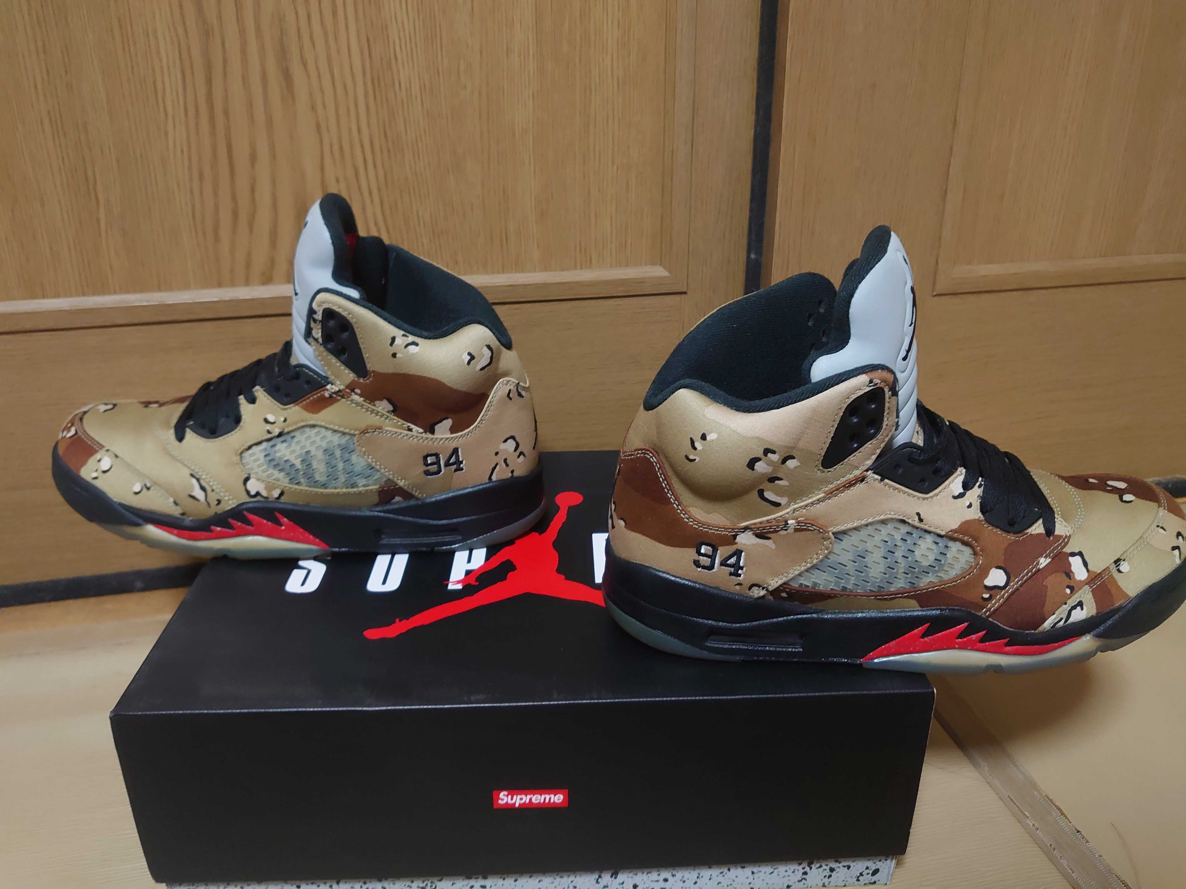 Supreme × Nike Air Jordan 5 Retro "Desert Camo"