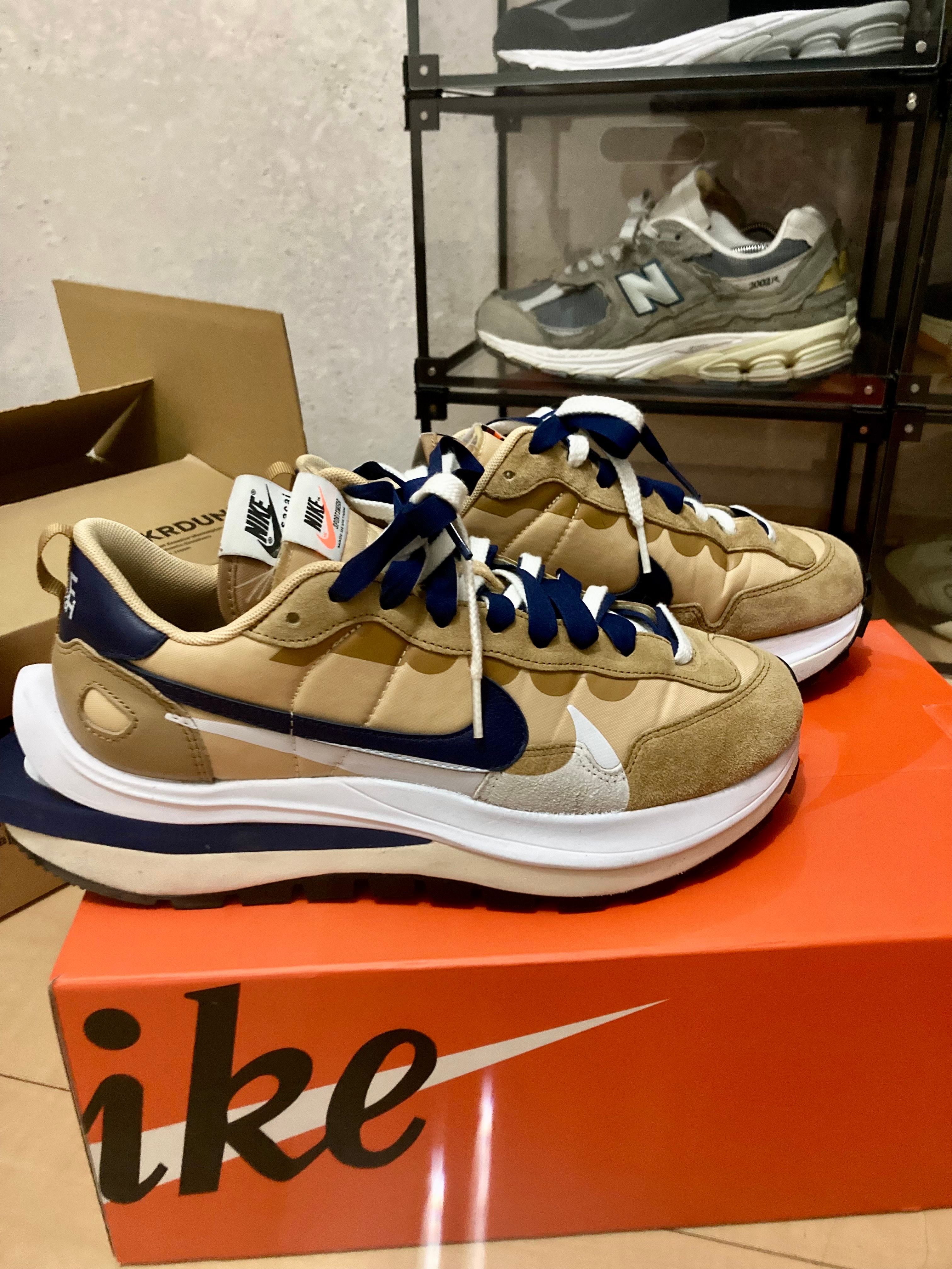 Sacai × Nike Vapor Waffle "Sesame And Blue Void"