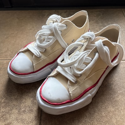 Maison MIHARA YASUHIRO PETERSON OG Sole Canvas Low-top Sneaker "Natural"