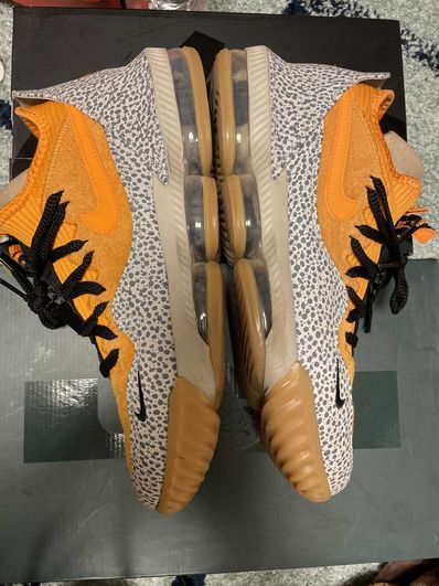 atmos × Nike LeBron 16 Low "Safari" (CD9471-800/CI3358-800)