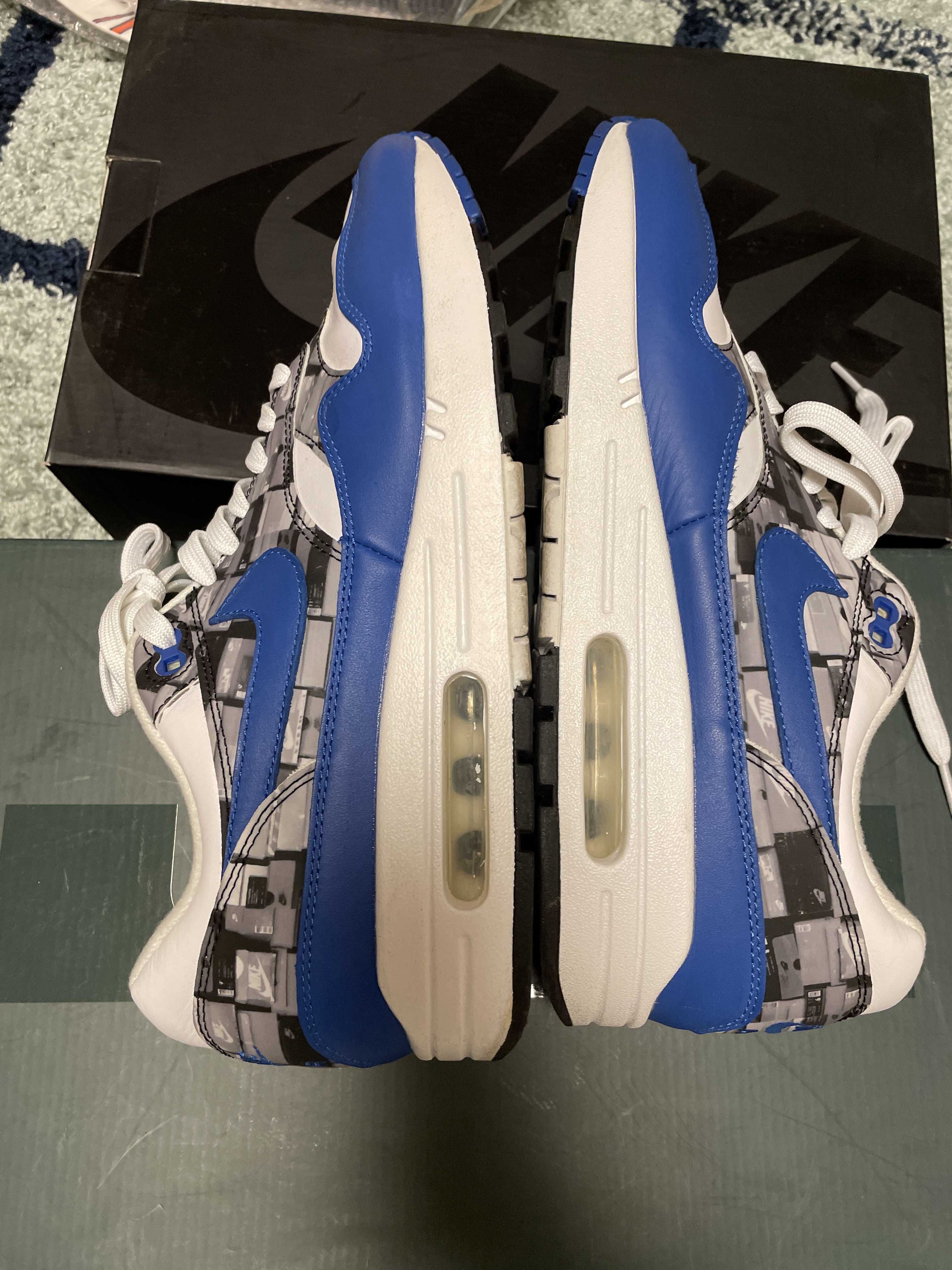 atmos × Nike Air Max 1 Blue "We Love Nike"