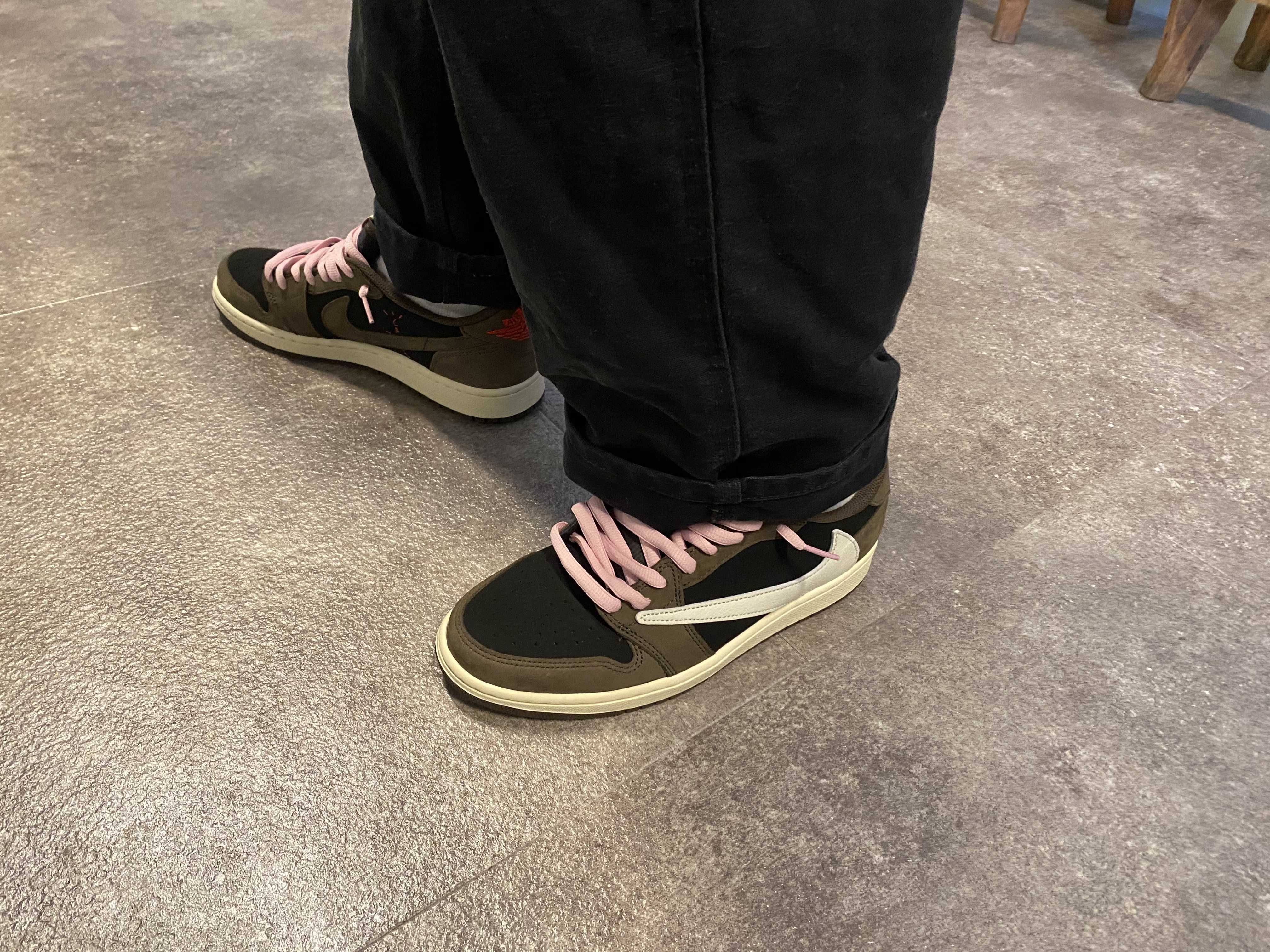 Travis Scott × Nike Air Jordan 1 Low OG SP-T "Black/Dark Mocha"