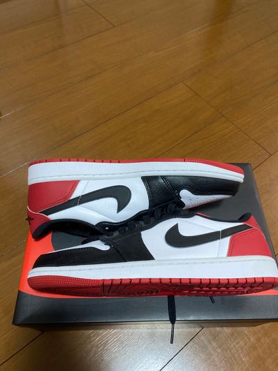 Nike Air Jordan 1 Retro Low OG "Black Toe"